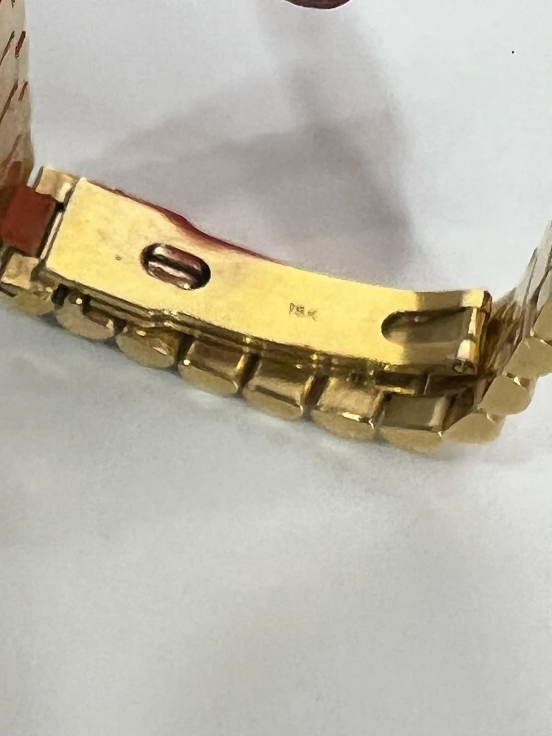 ROLEX PRESIDENTIAL 18K 28MM WITH CUSTOM AFTERMARKET DIAMOND AND EMERALD BEZEL MOP FACE
