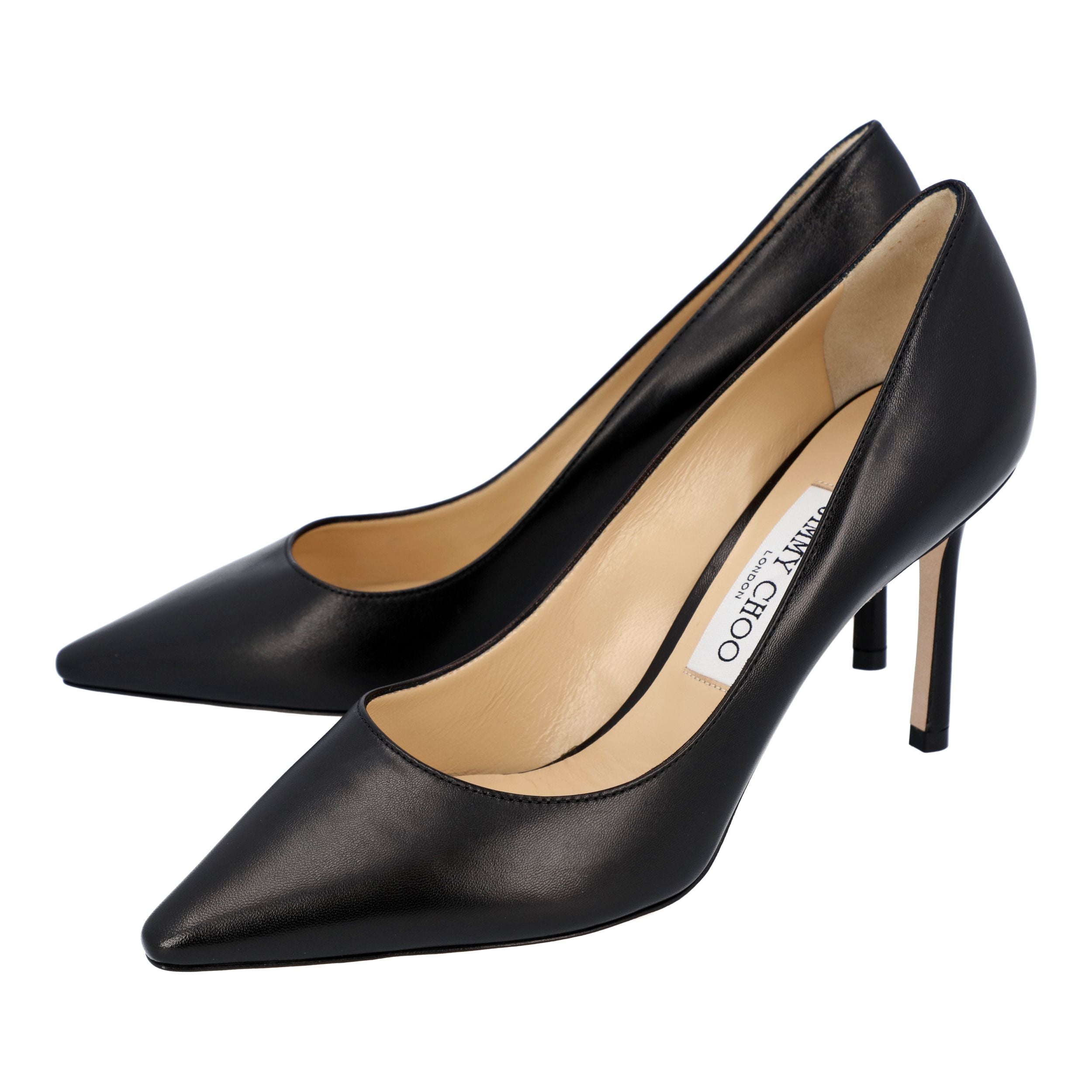 Women's Jimmy Choo Romy pumps in black smooth leather