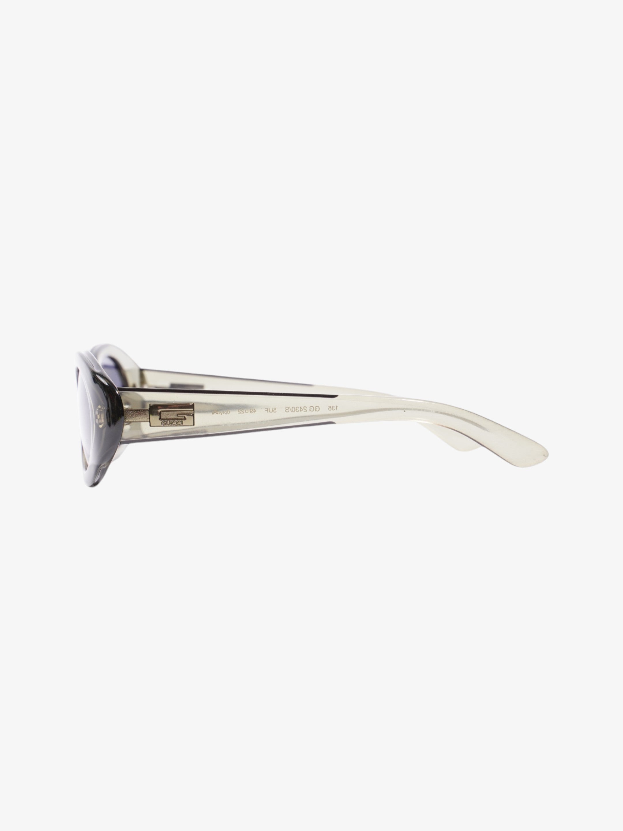 Gucci GG Sunglasses Khaki Acetate 135mm