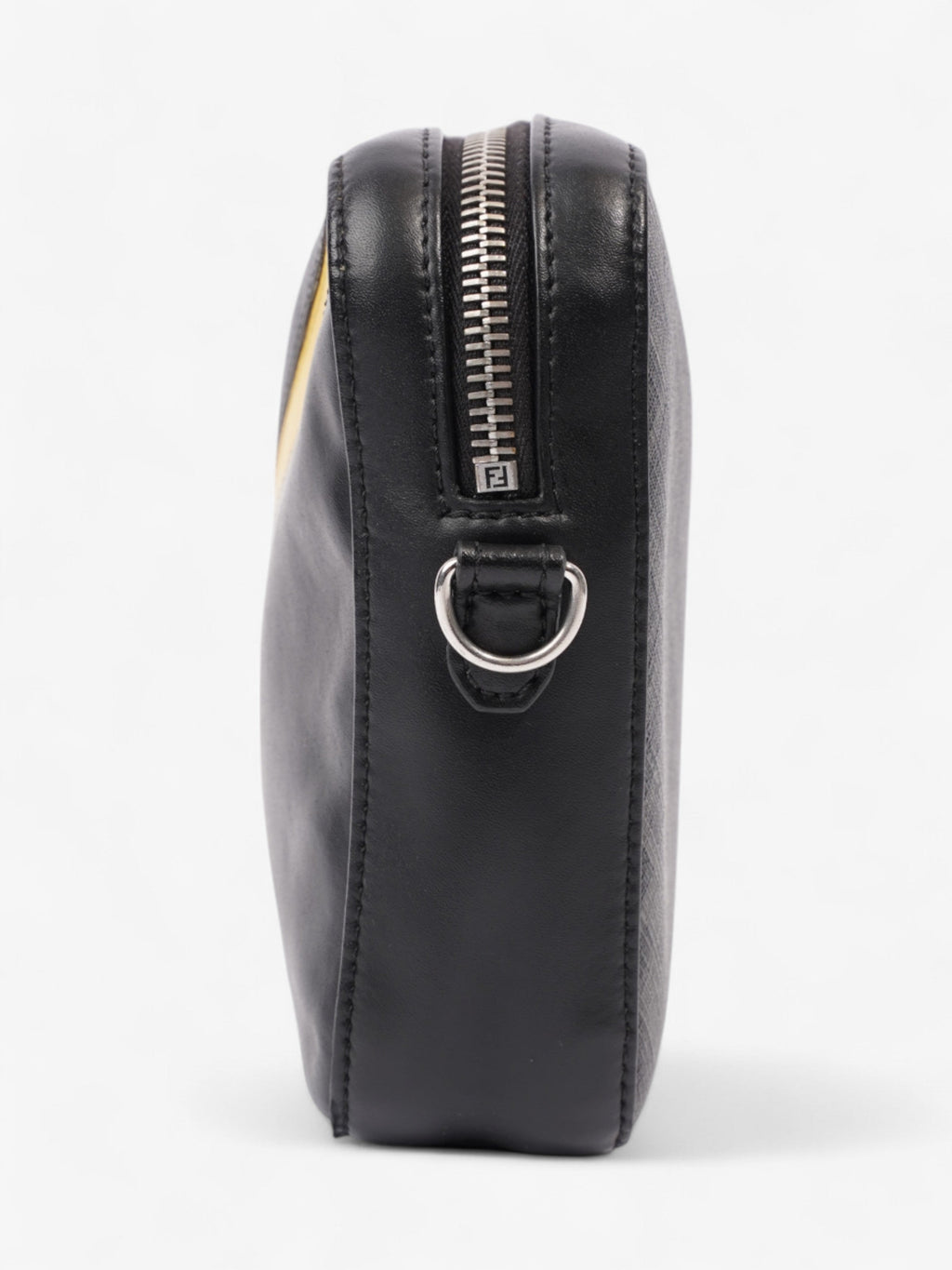 Fendi Camera Bag Black / Grey / Yellow Canvas