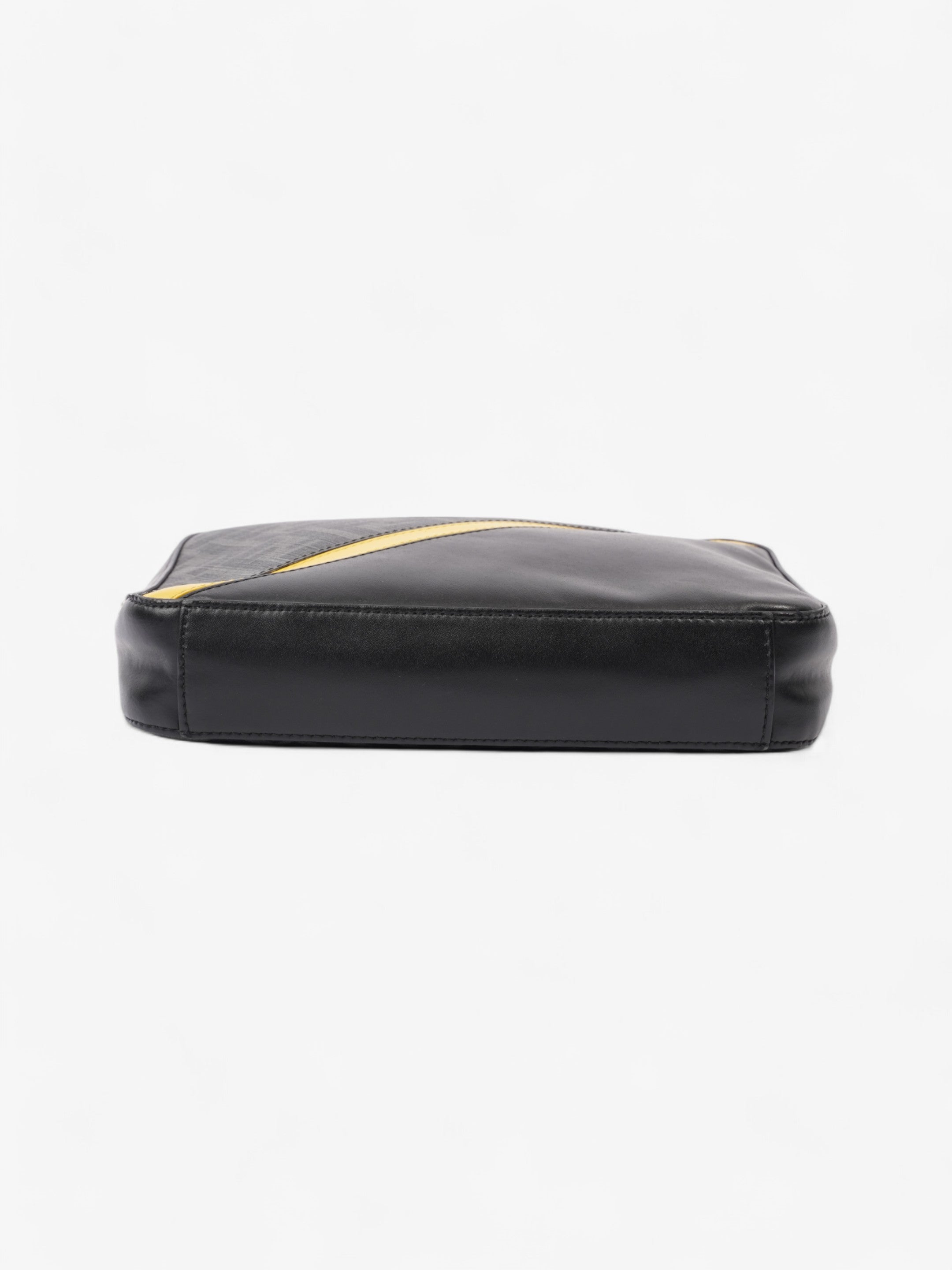 Fendi Camera Bag Black / Grey / Yellow Canvas