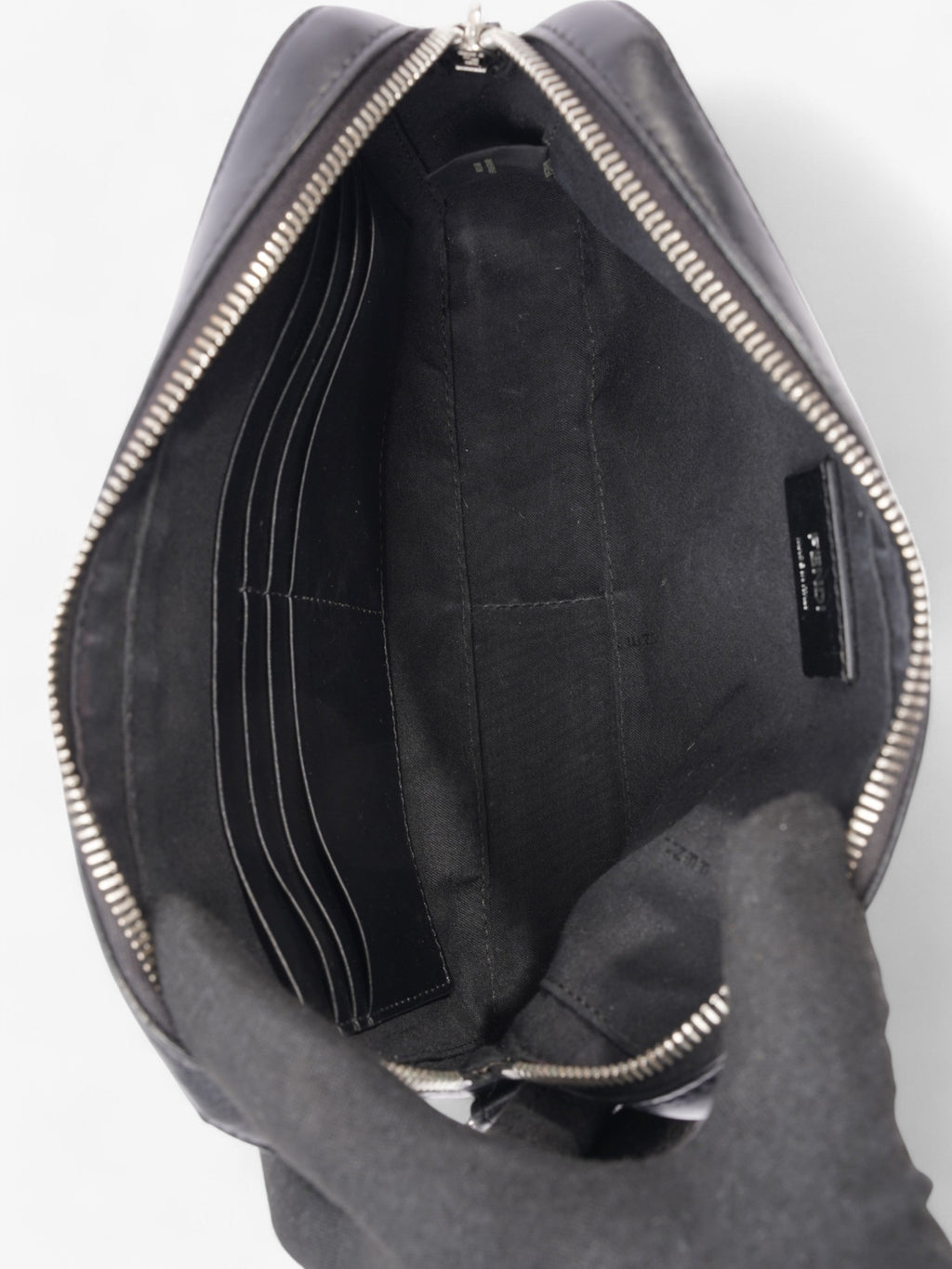 Fendi Camera Bag Black / Grey / Yellow Canvas
