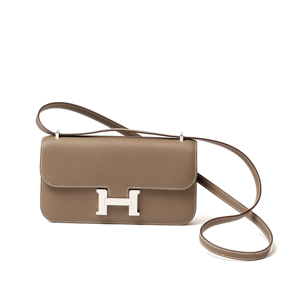 Hermès Constance Elan Etoupe Epsom Palladium Hardware