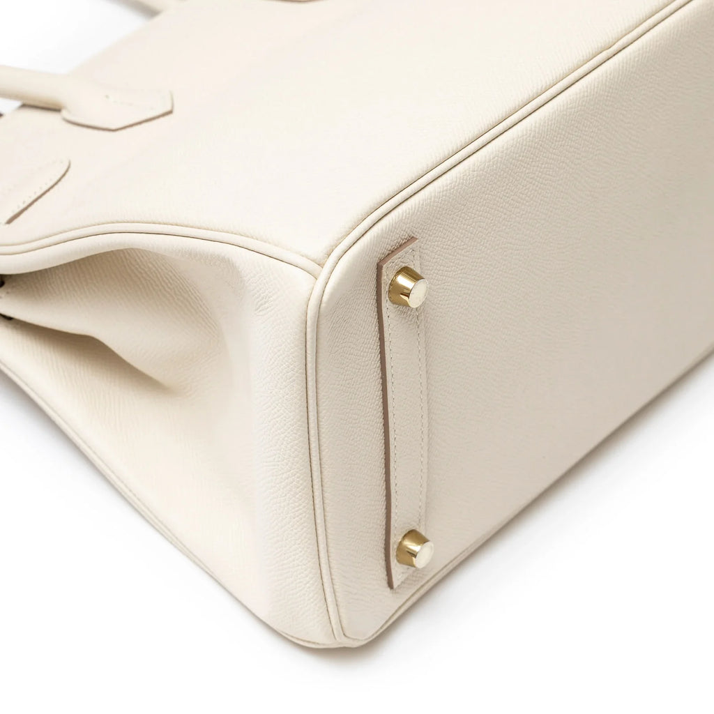 Hermès Birkin 30 Craie Epsom Gold Hardware