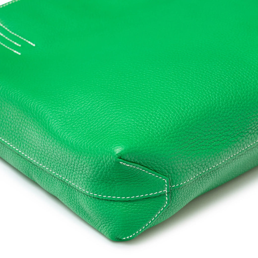 Hermès Double Sens 28 Blue/Vert Bicolor Clemence