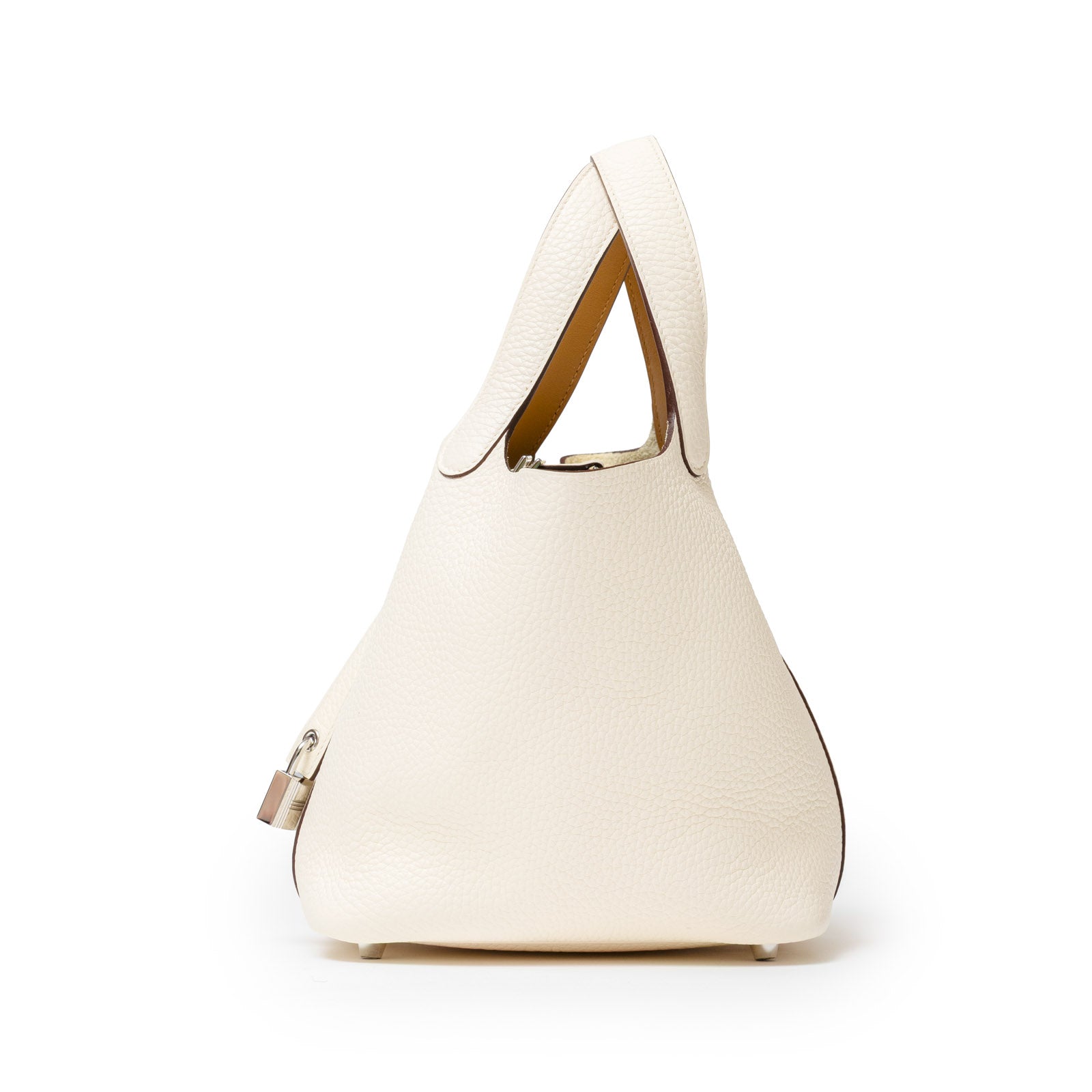 Hermès Picotin 18 Nata and Sesame Clemence/Swift Palladium Hardware