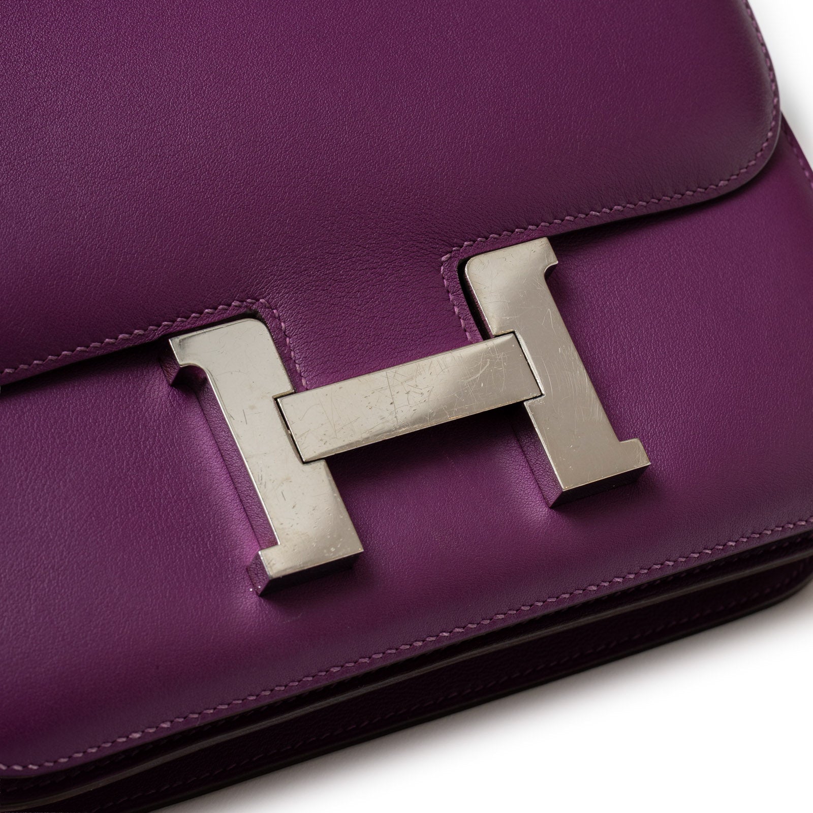 Hermès Constance 24 Anemone Swift Palladium Hardware