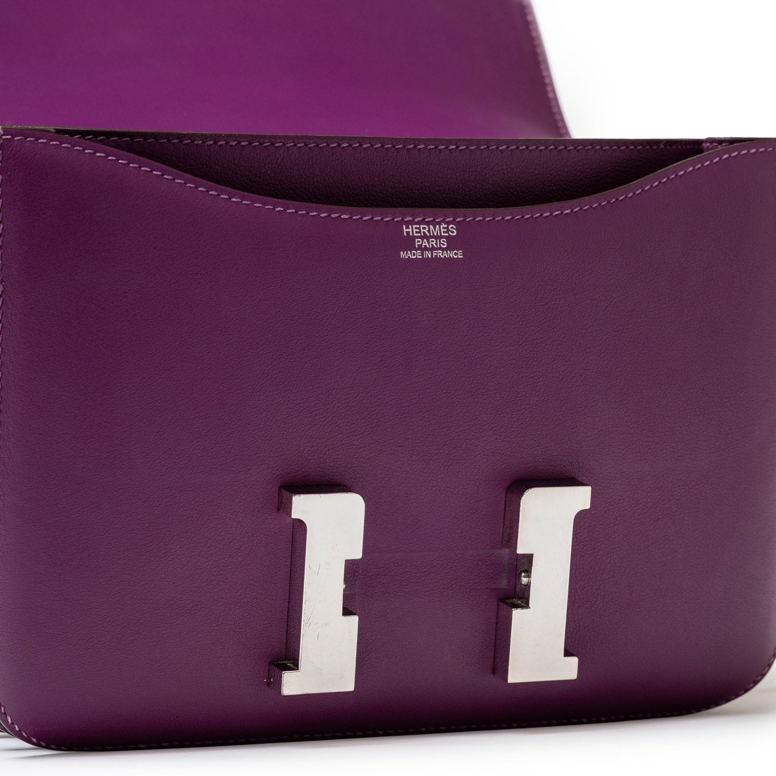 Hermès Constance 24 Anemone Swift Palladium Hardware