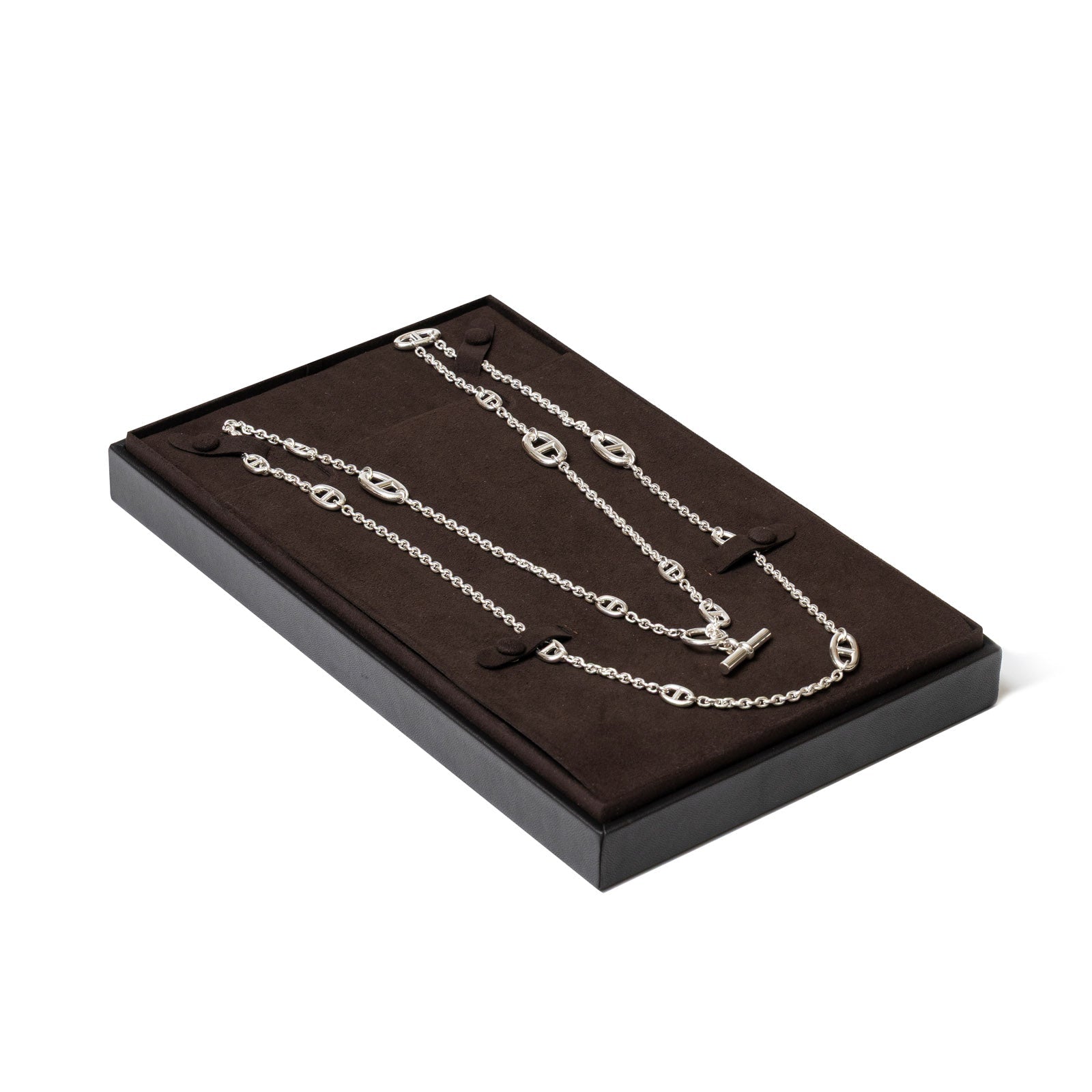 Hermès Farandole Long Necklace 120cm Silver Ag925