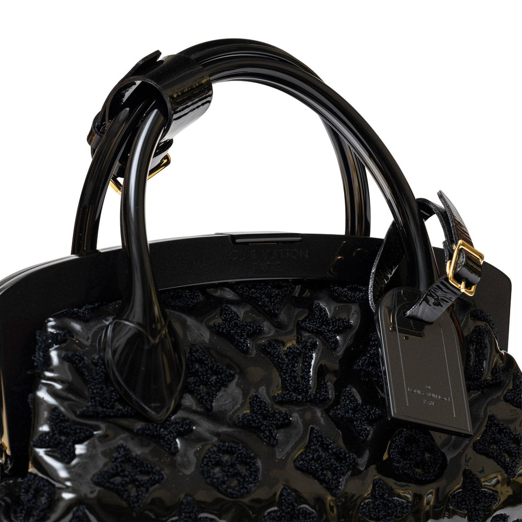 Louis Vuitton Fascination Lockit BB Black Patent Lambskin Gold Hardware