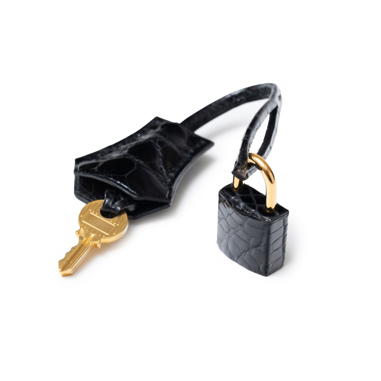 Hermès Birkin 25 Black Shiny Niloticus Crocodile Gold Hardware