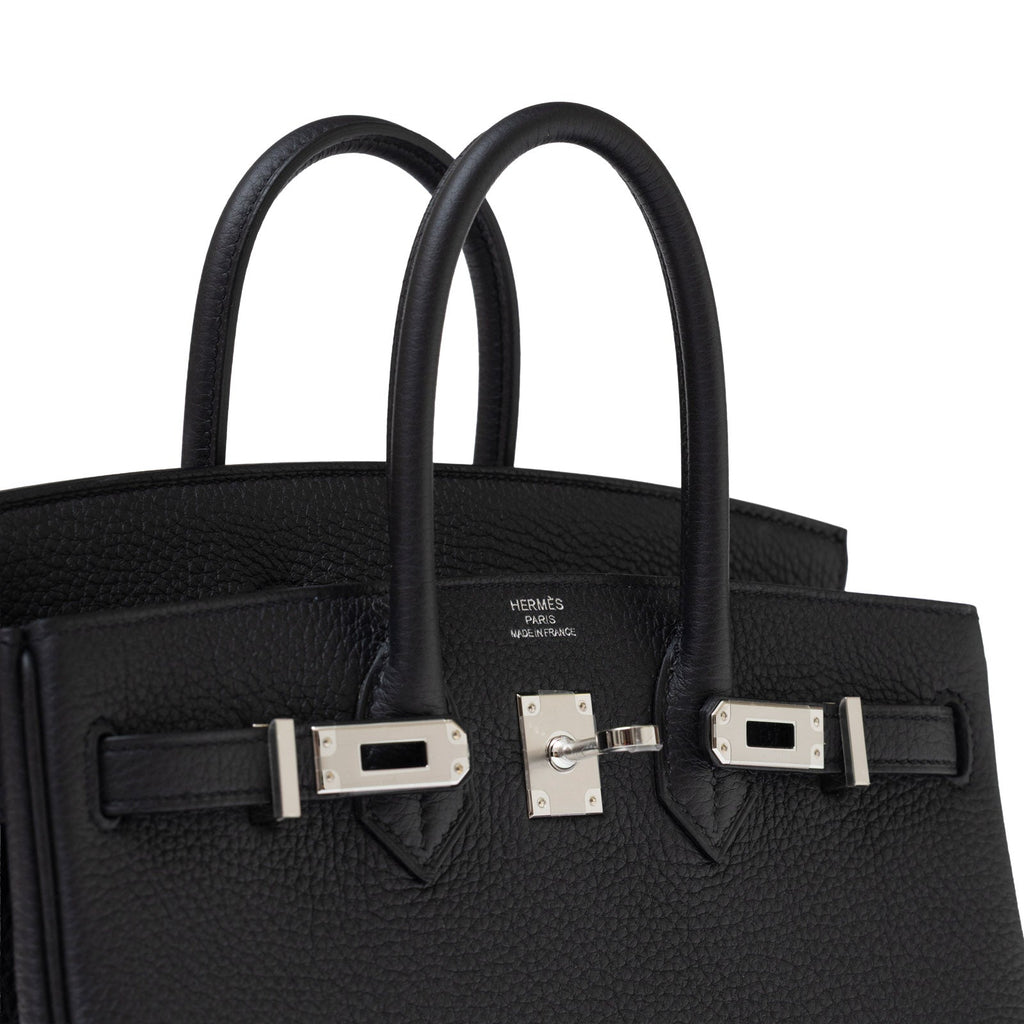 Hermès Birkin 25 Black Togo Palladium Hardware