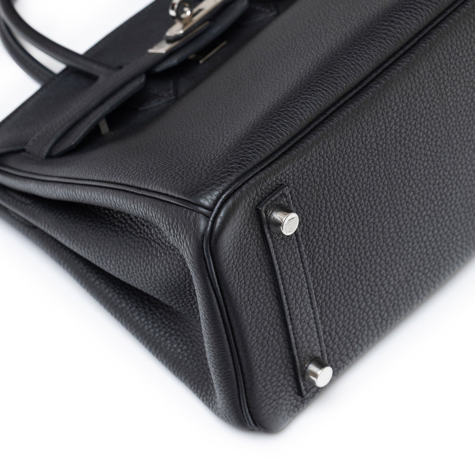 Hermès Birkin 25 Black Togo Palladium Hardware
