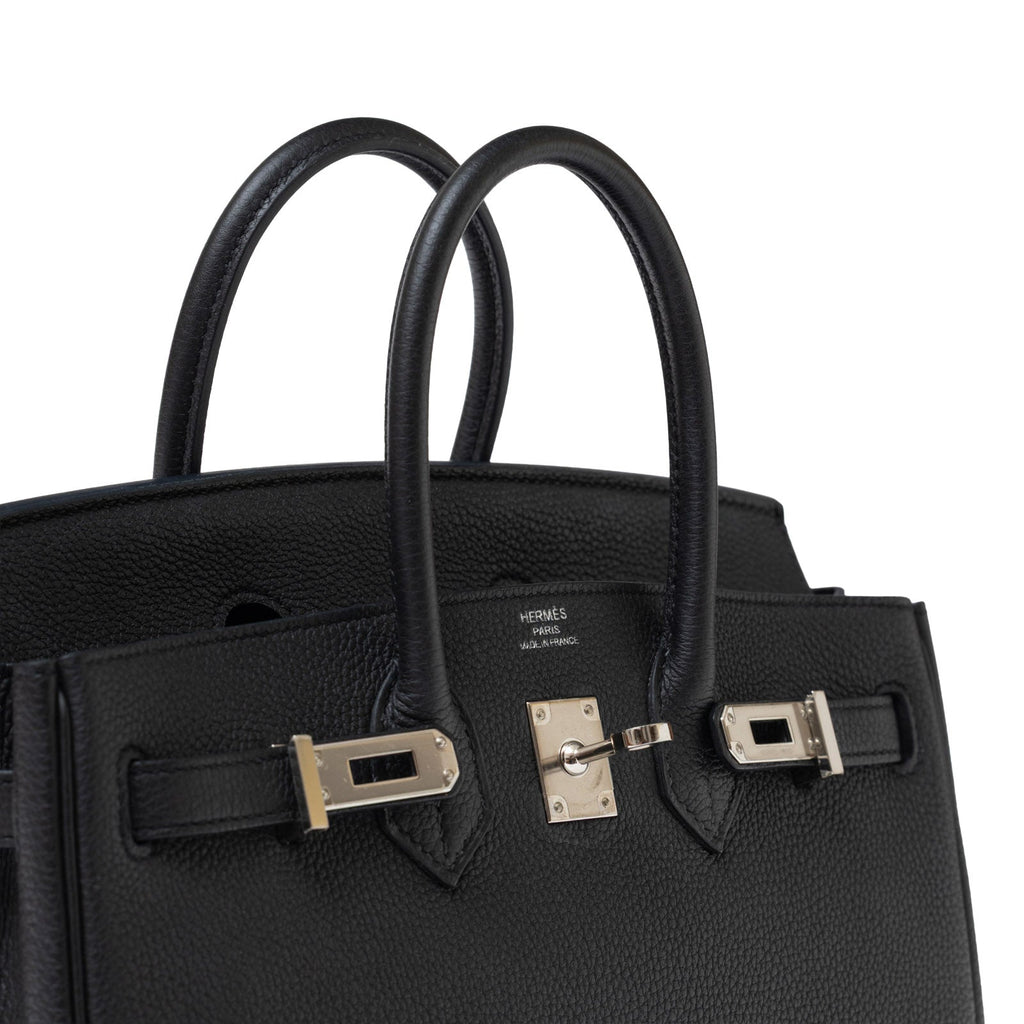 Hermès Birkin 25 Black Togo Palladium Hardware