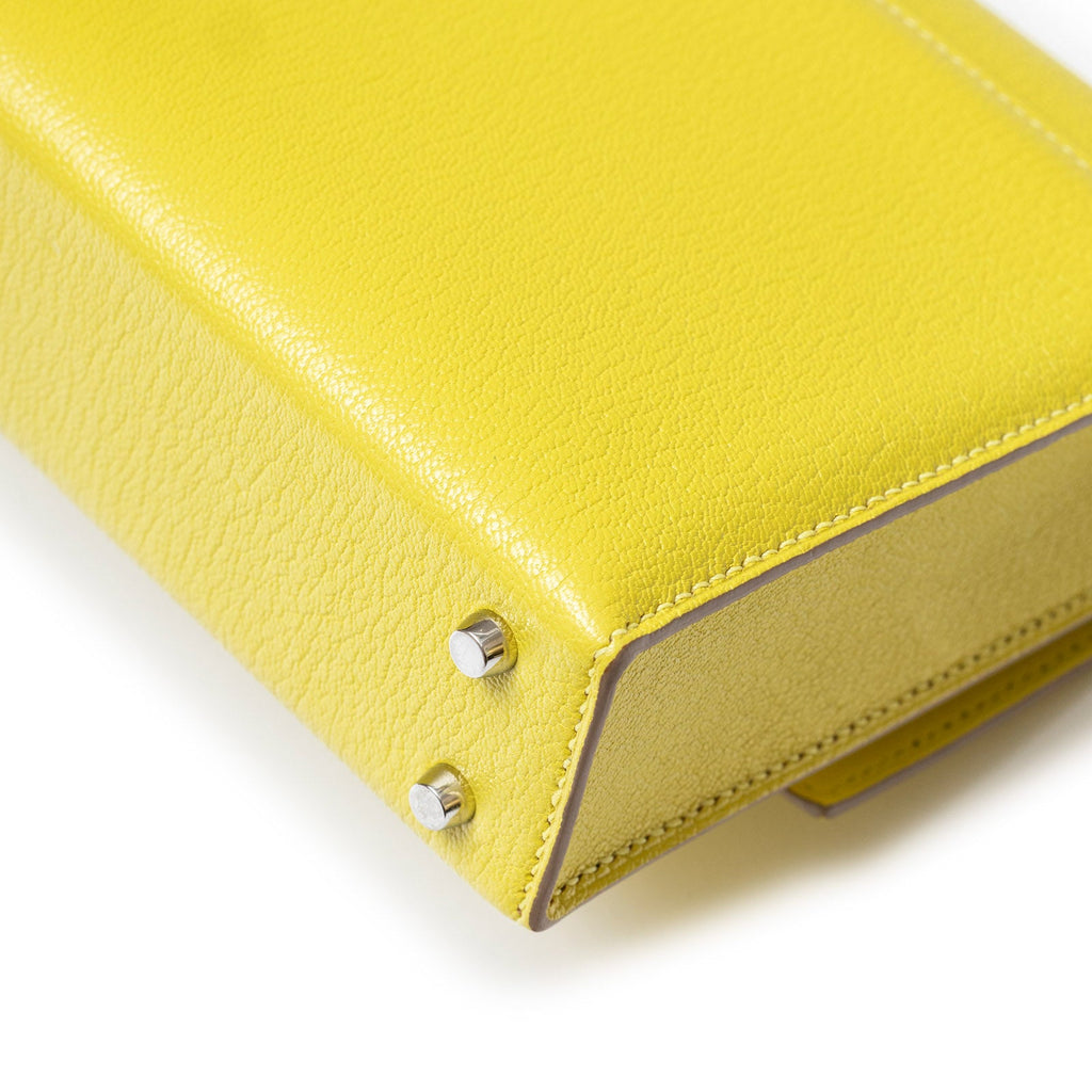 Hermès Mini Verrou Chaine Bag Lime Chevre Mysore Palladium Hardware