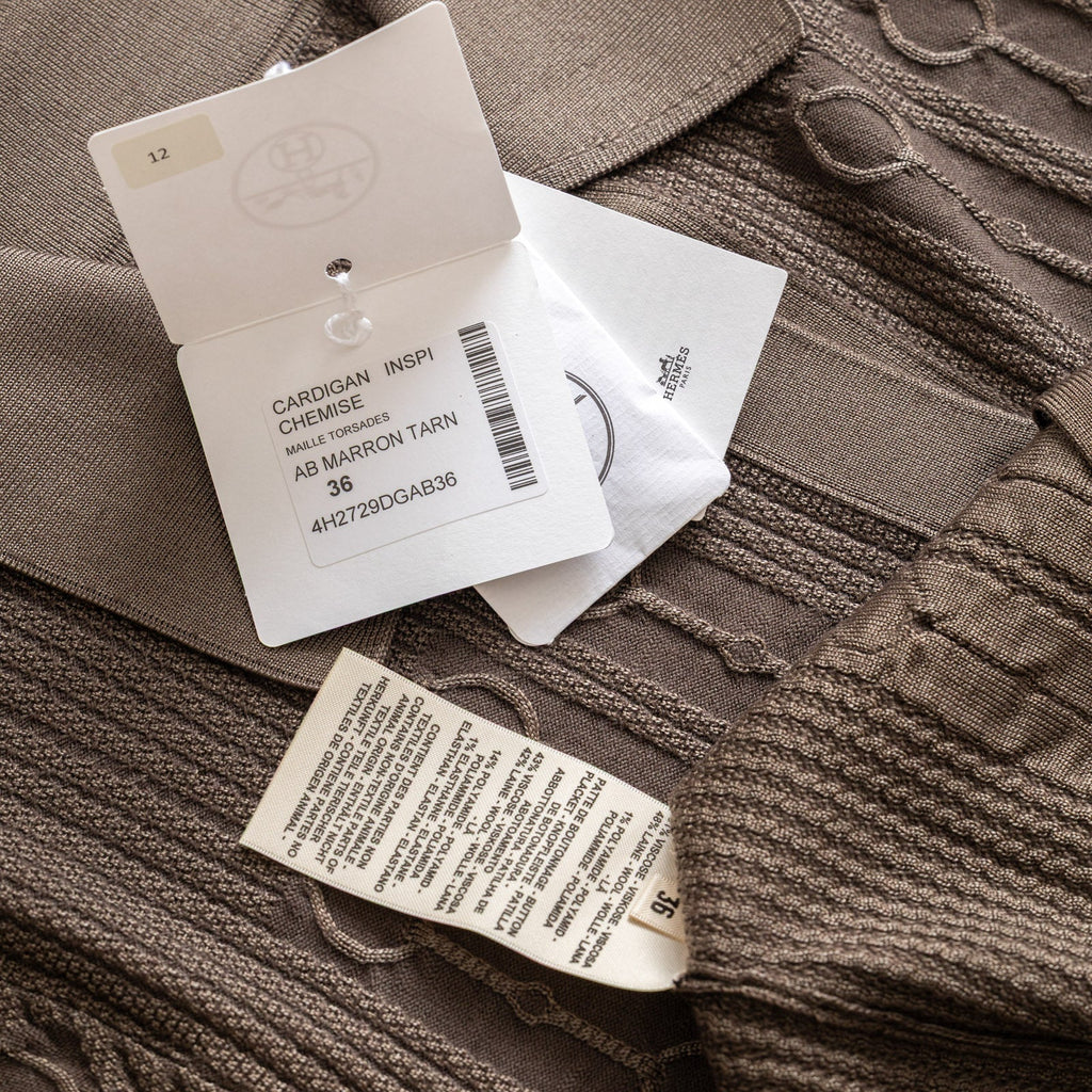 Hermès Inspiration Chemise igan Marron Tarn