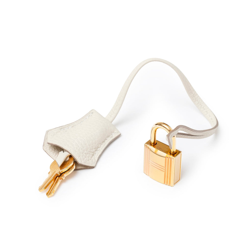 Hermès Birkin 30 Craie Togo Rose Gold Hardware