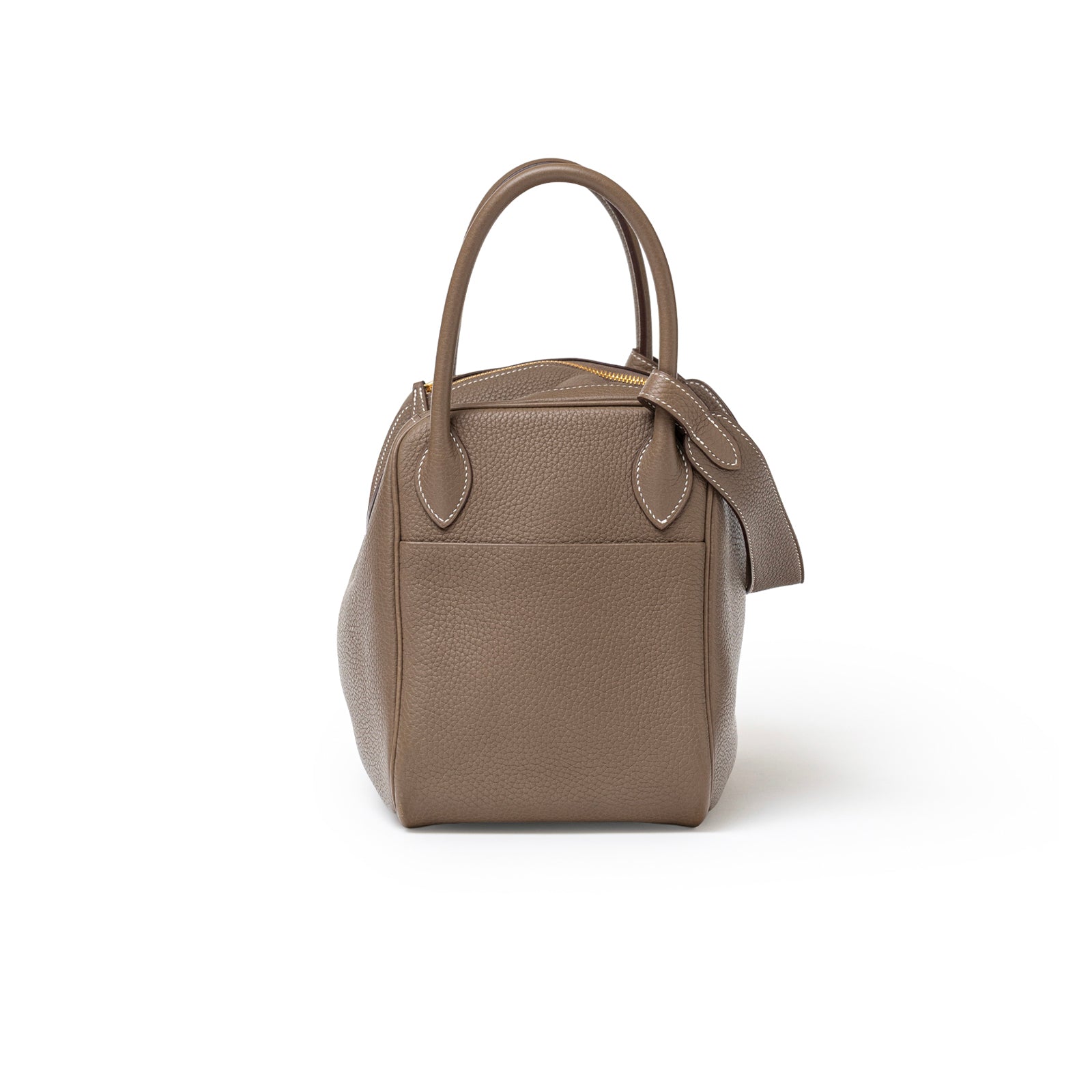Hermès Lindy 30 Etoupe Clemence Gold Hardware