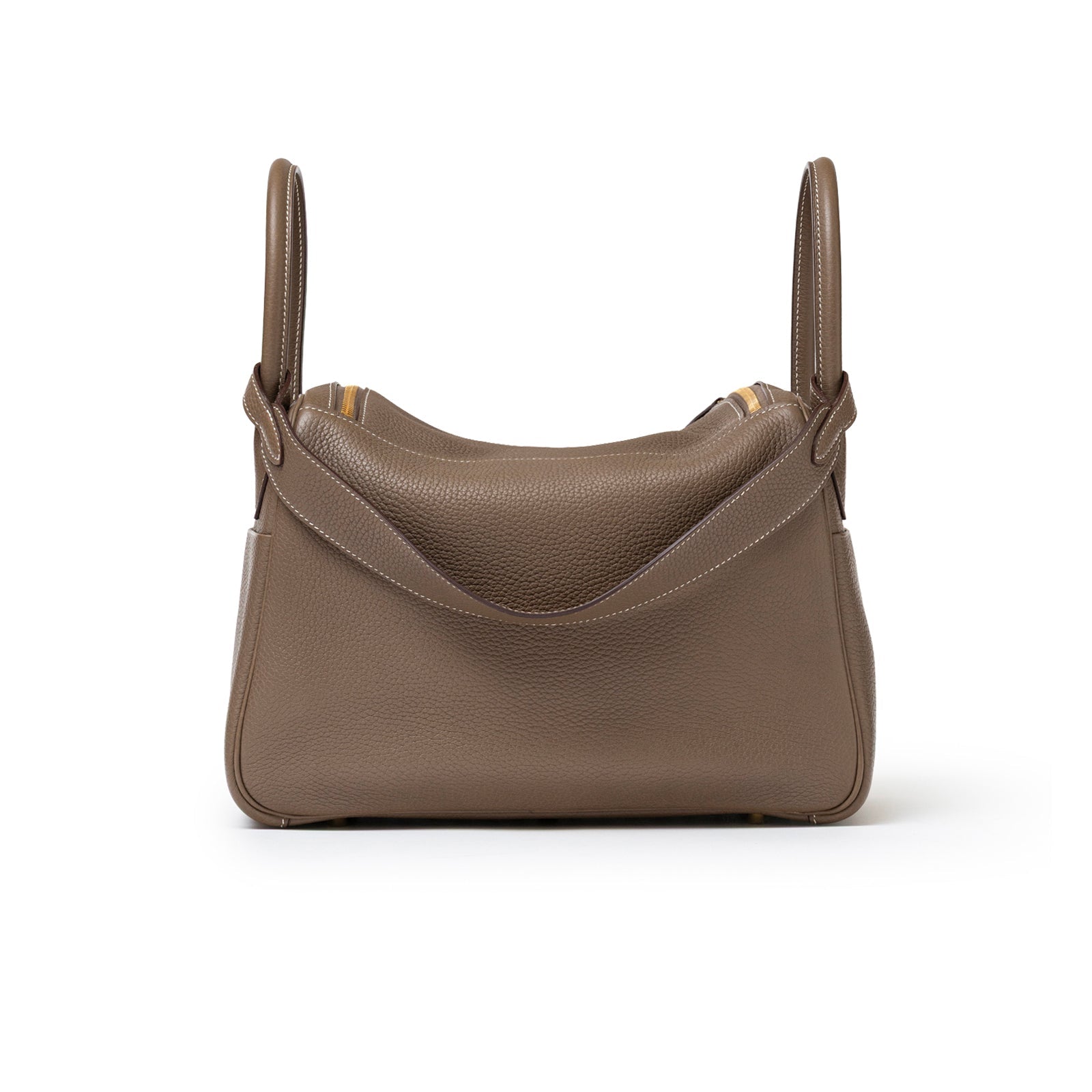 Hermès Lindy 30 Etoupe Clemence Gold Hardware