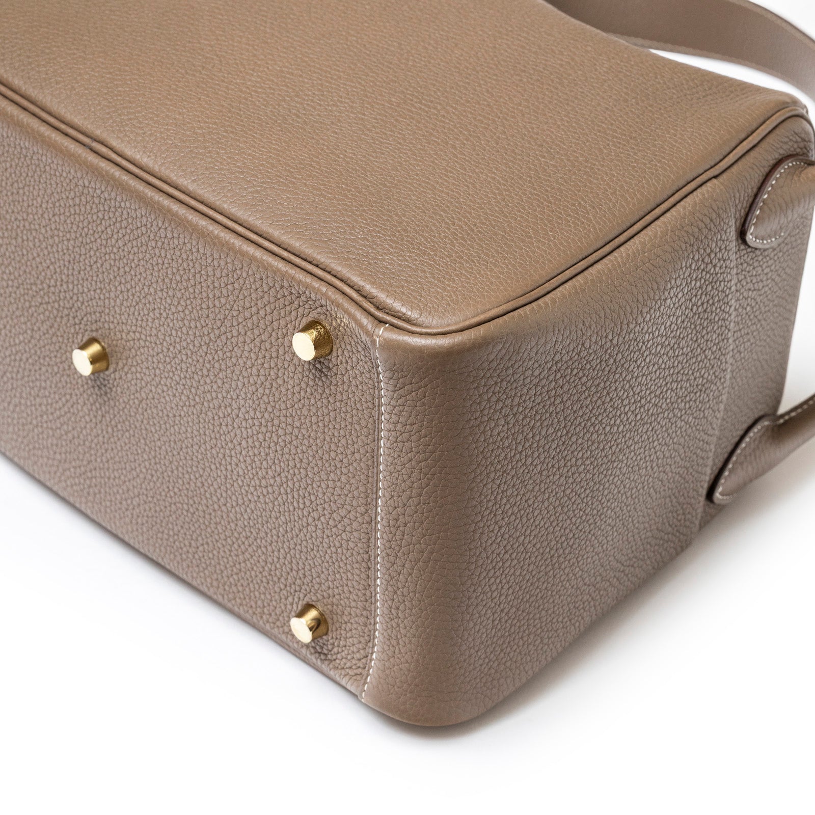 Hermès Lindy 30 Etoupe Clemence Gold Hardware