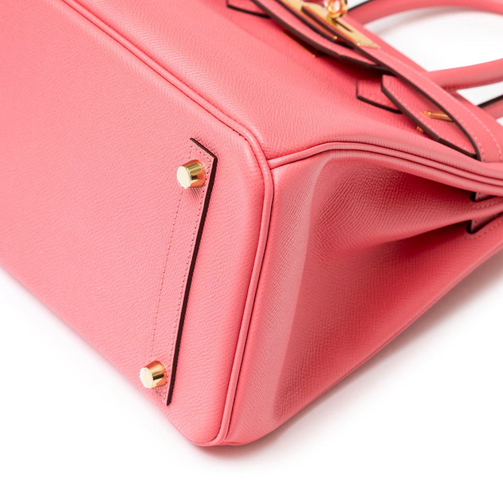 Hermès Special Order HSS Horseshoe Birkin 30 Rose Azalee Epsom Gold Hardware