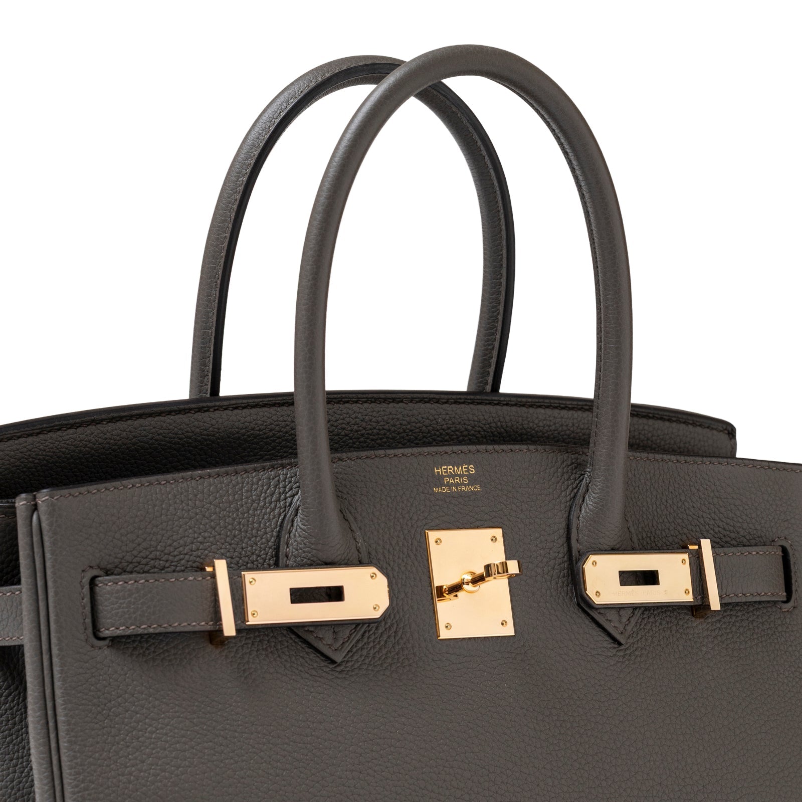 Hermès Birkin 30 Etain Togo Rose Gold Hardware