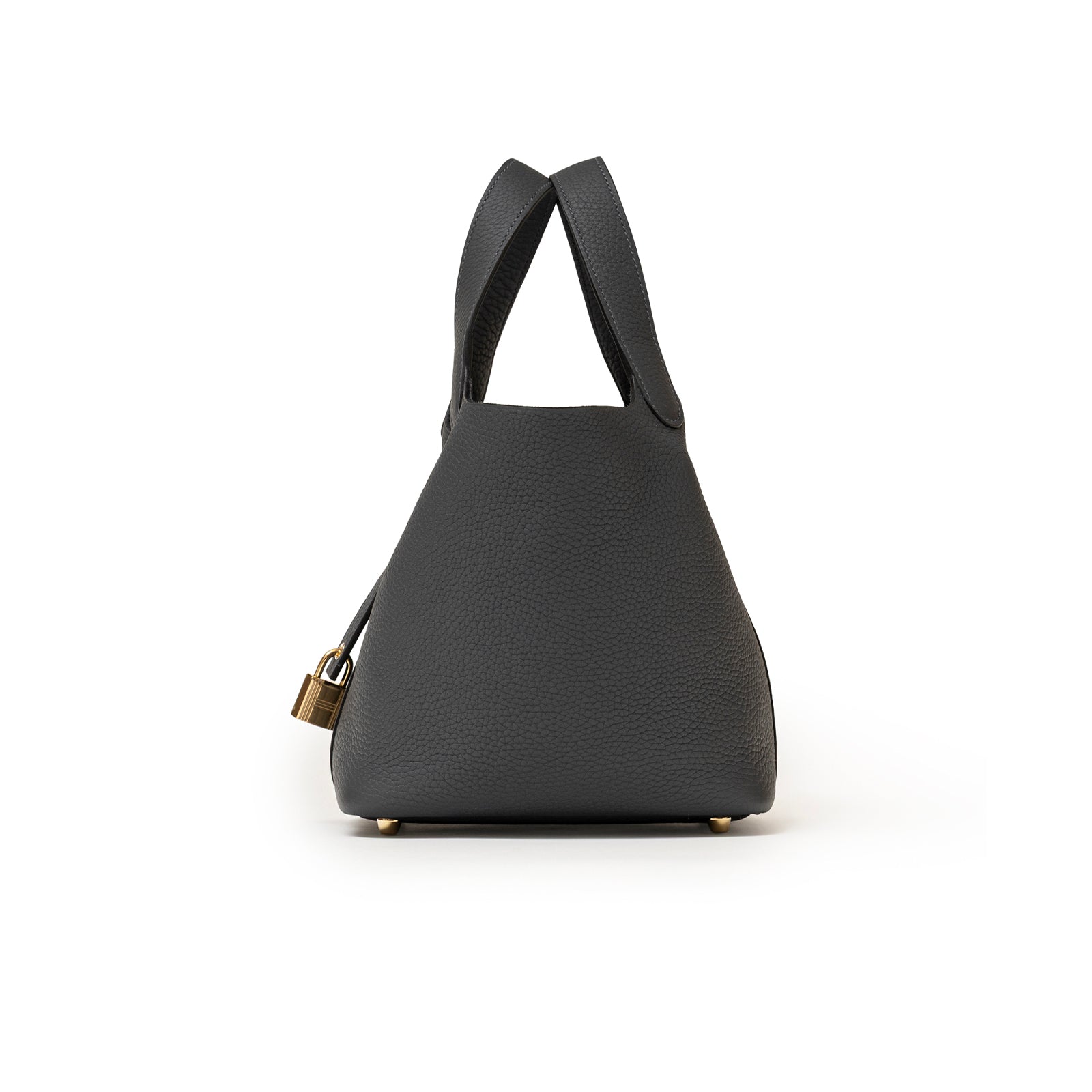 Hermès Picotin 18 Gris Misty Clemence Permabrass Hardware
