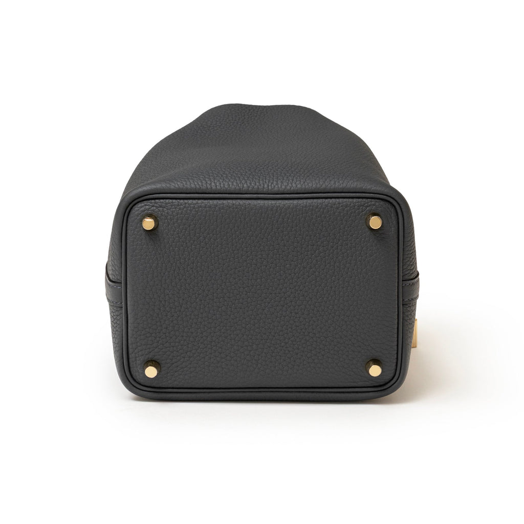 Hermès Picotin 18 Gris Misty Clemence Permabrass Hardware