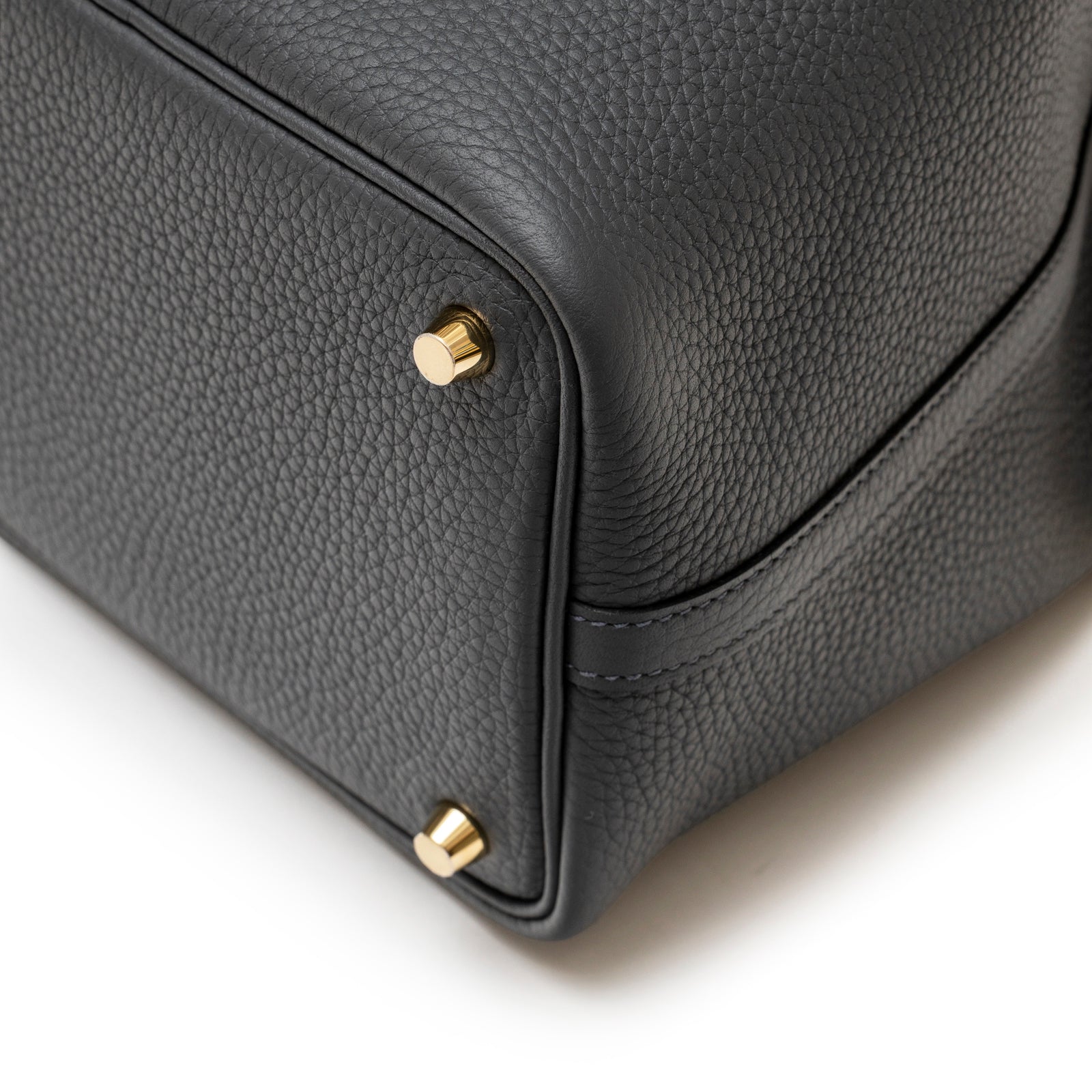 Hermès Picotin 18 Gris Misty Clemence Permabrass Hardware