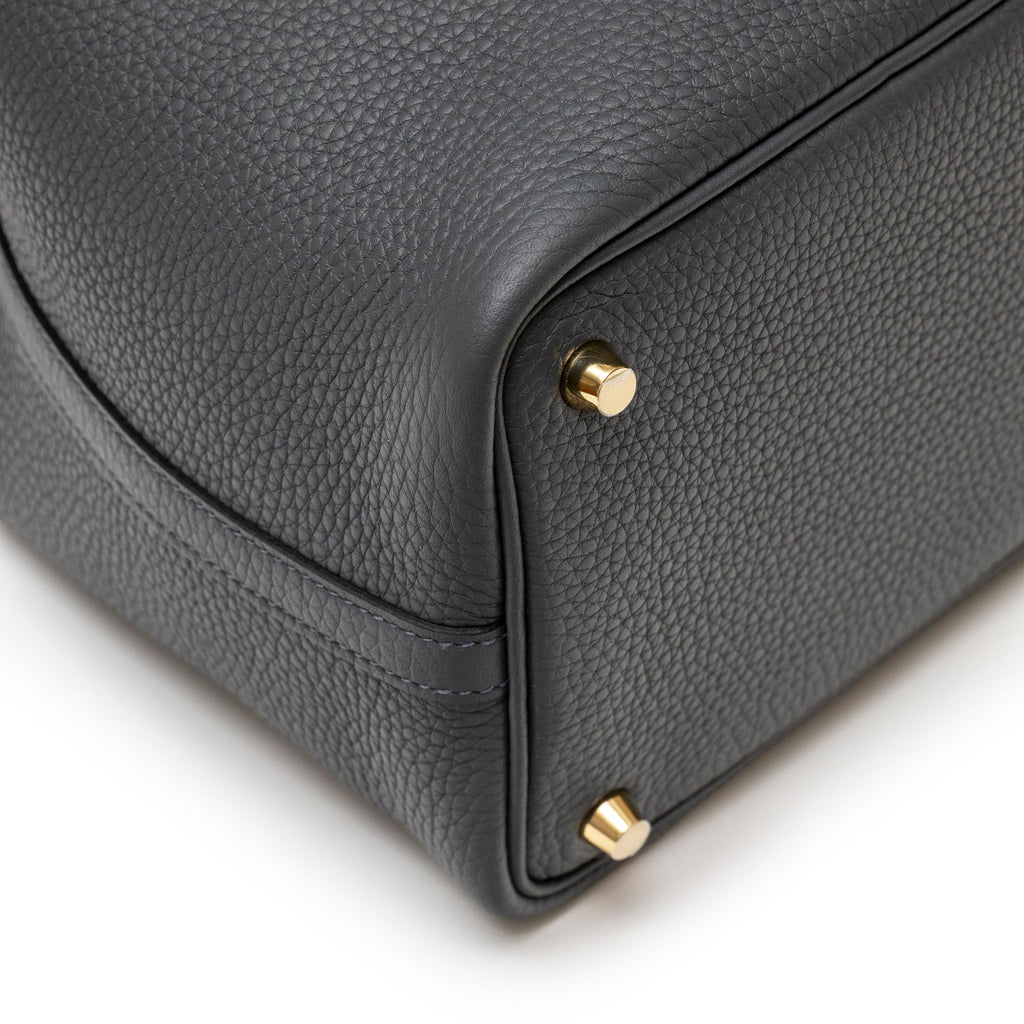 Hermès Picotin 18 Gris Misty Clemence Permabrass Hardware