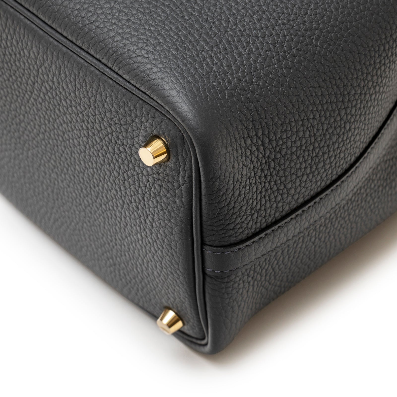 Hermès Picotin 18 Gris Misty Clemence Permabrass Hardware