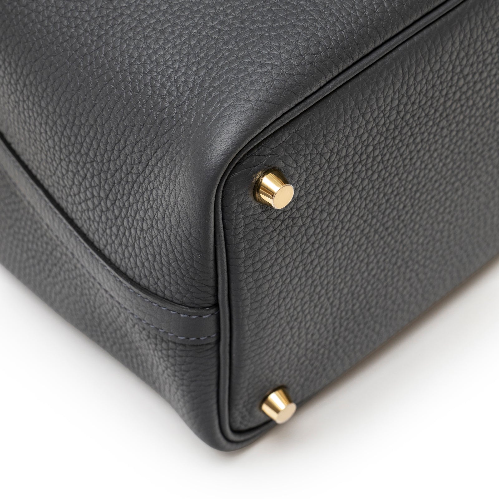 Hermès Picotin 18 Gris Misty Clemence Permabrass Hardware