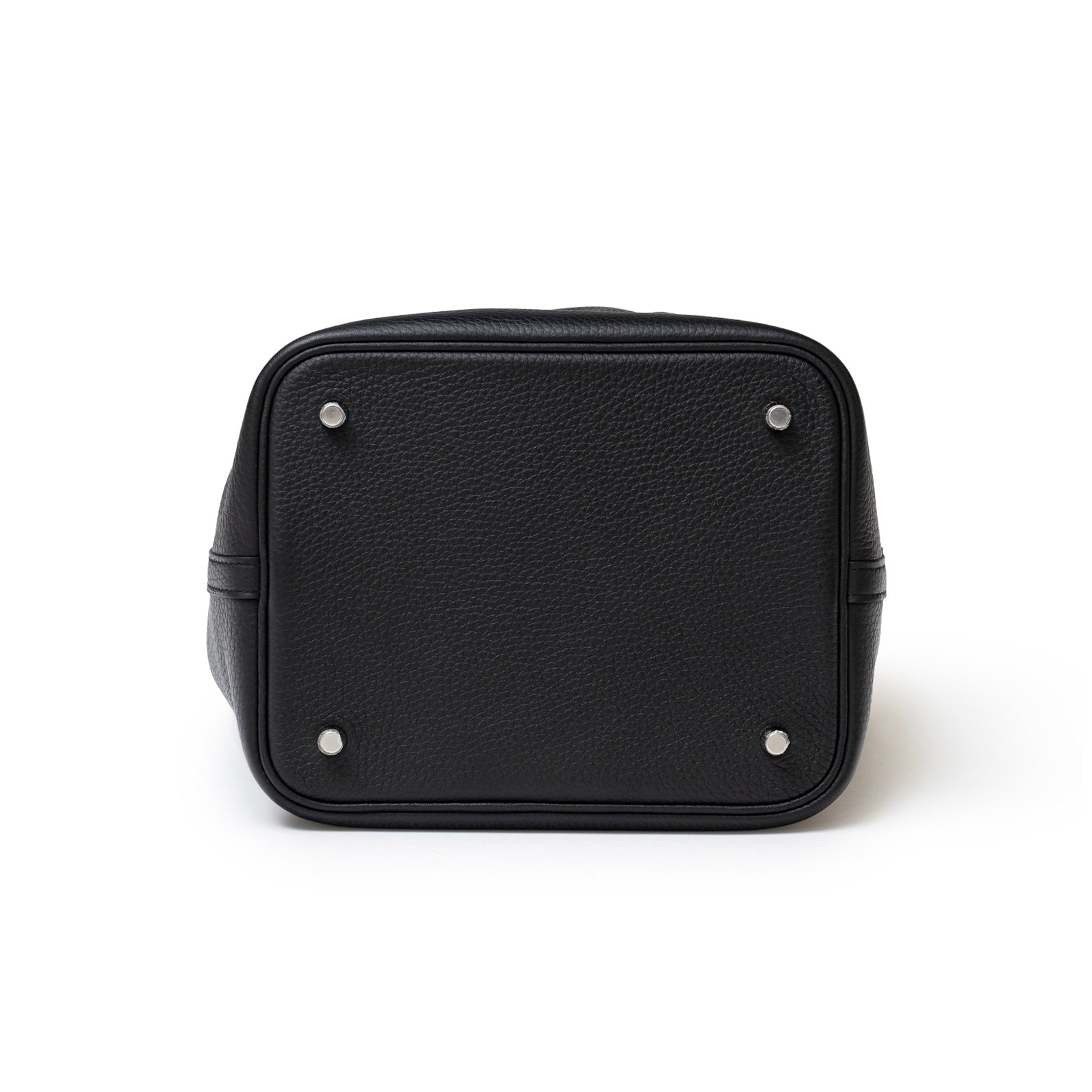 Hermès Picotin 22 Black Clemence Palladium Hardware