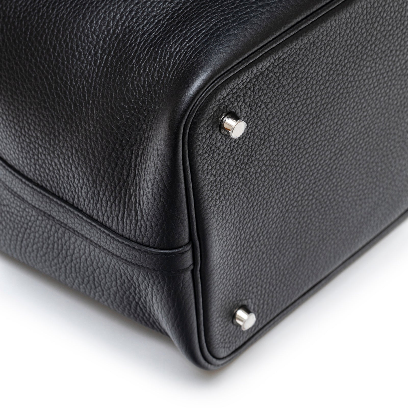 Hermès Picotin 22 Black Clemence Palladium Hardware