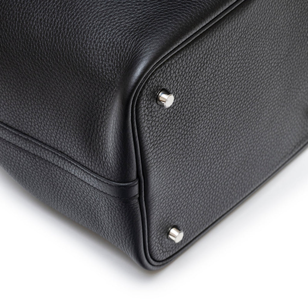 Hermès Picotin 22 Black Clemence Palladium Hardware