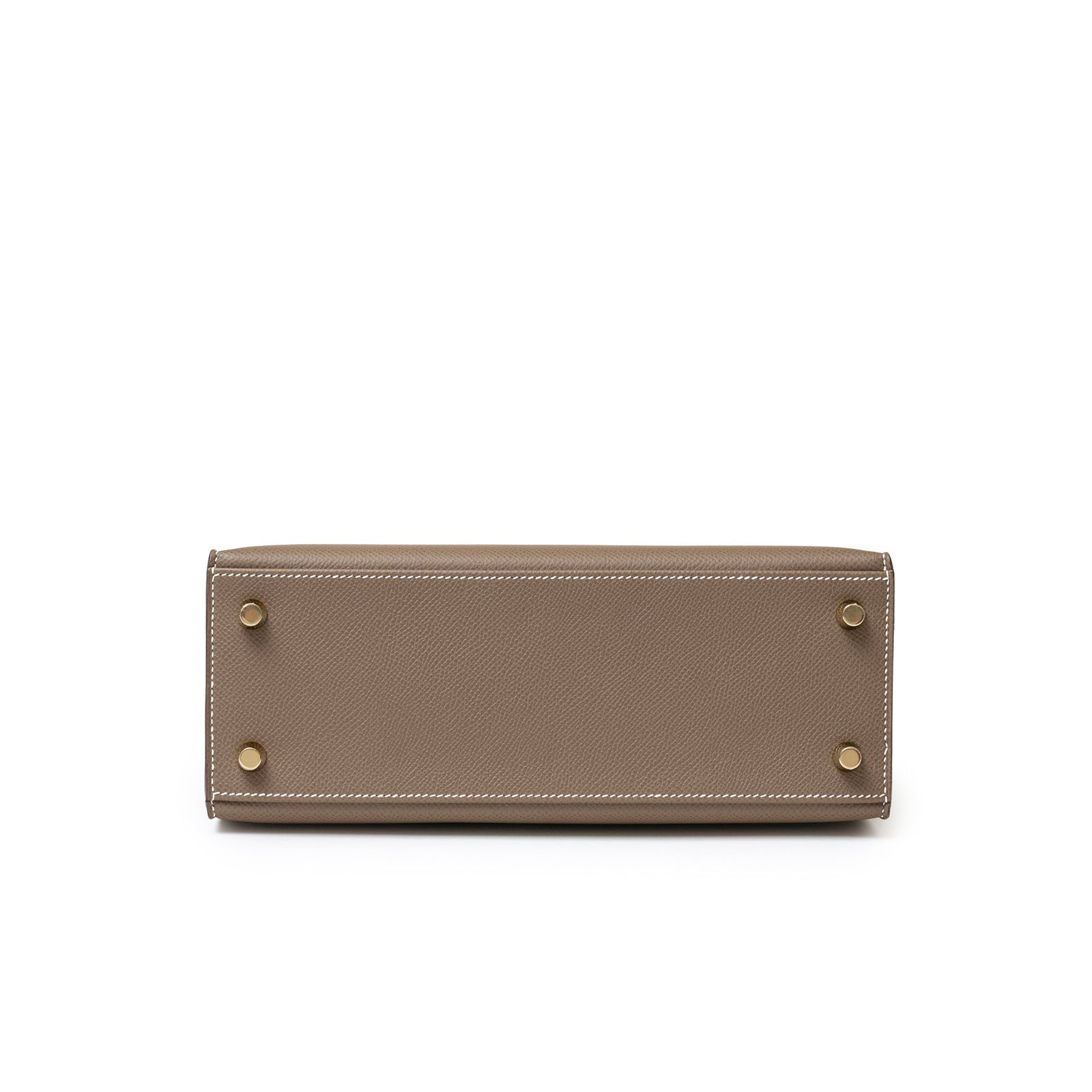 Hermès Kelly 25 Sellier Etoupe Epsom Gold Hardware