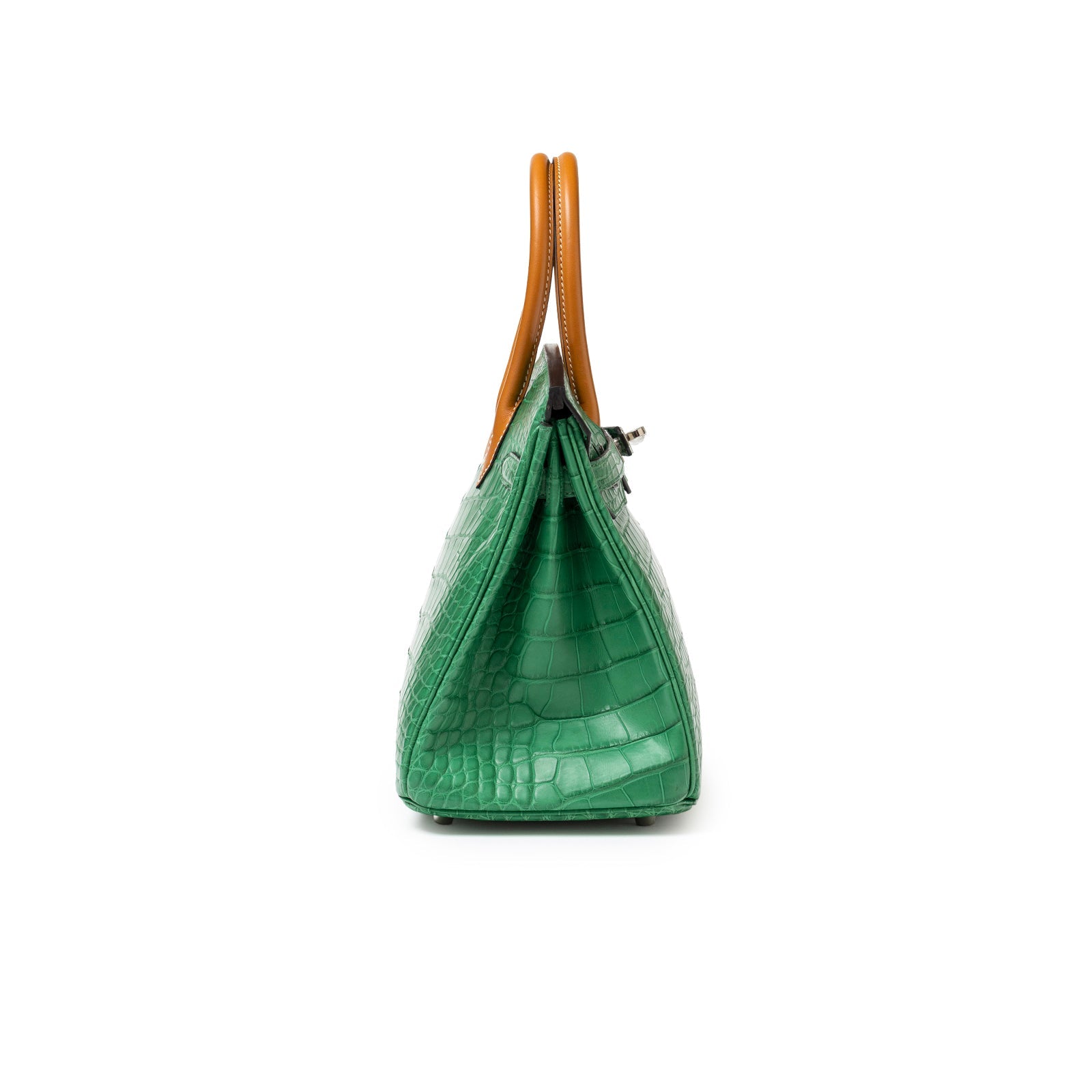 Hermès Birkin 30 Touch Cactus/Naturel-Sable Matte Alligator Palladium Hardware