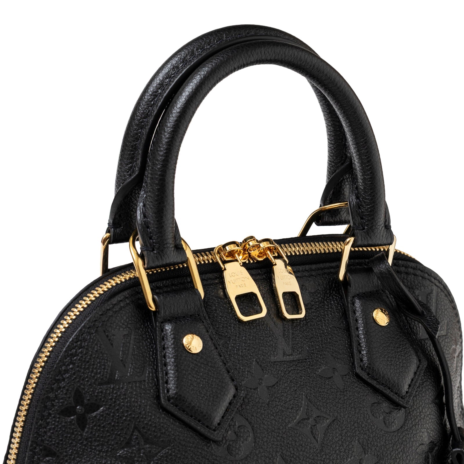 Louis Vuitton Neo Alma BB Monogram Empreinte Black Gold hardware