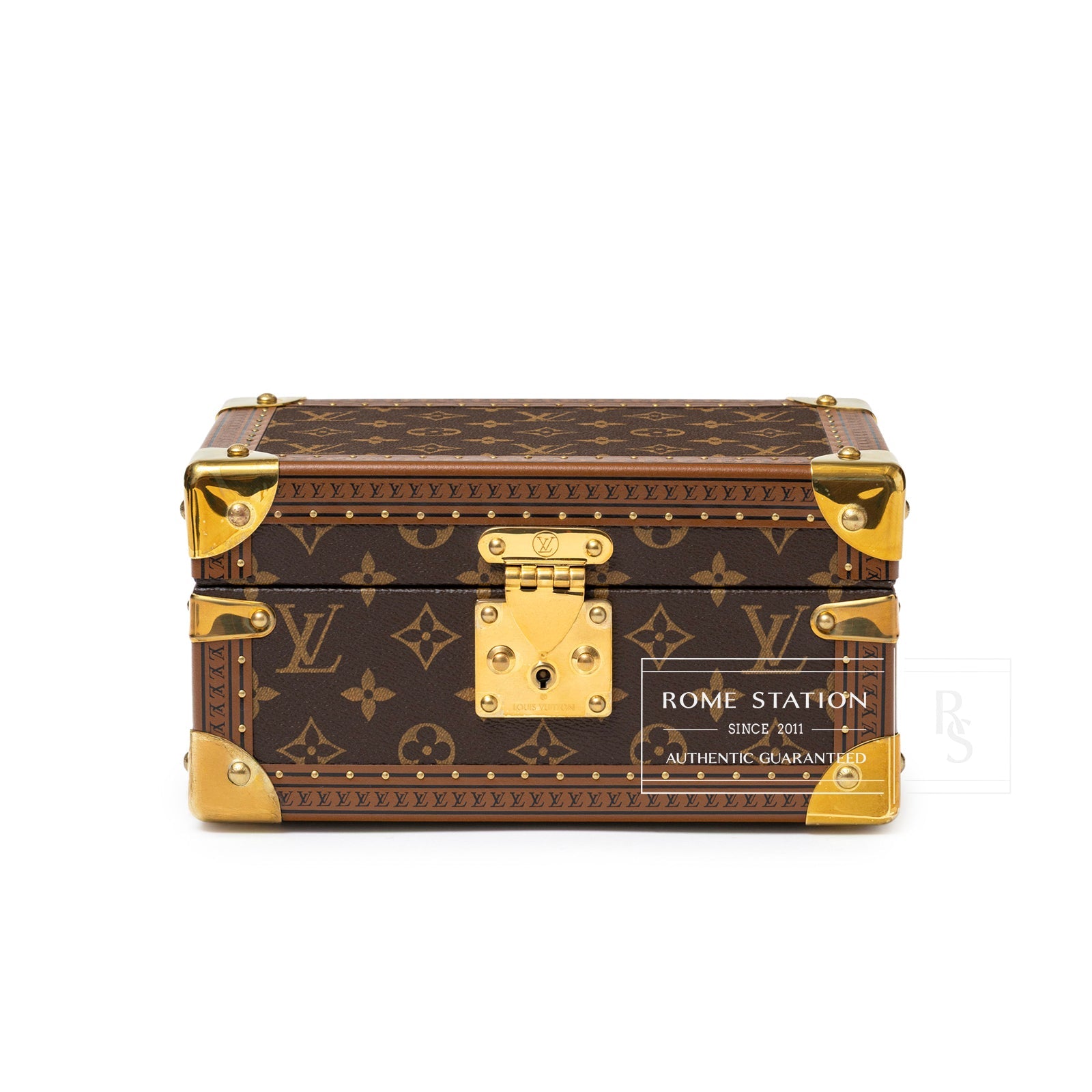 Louis Vuitton Coffret Trésor 24 Monogram/Pink Gold Hardware