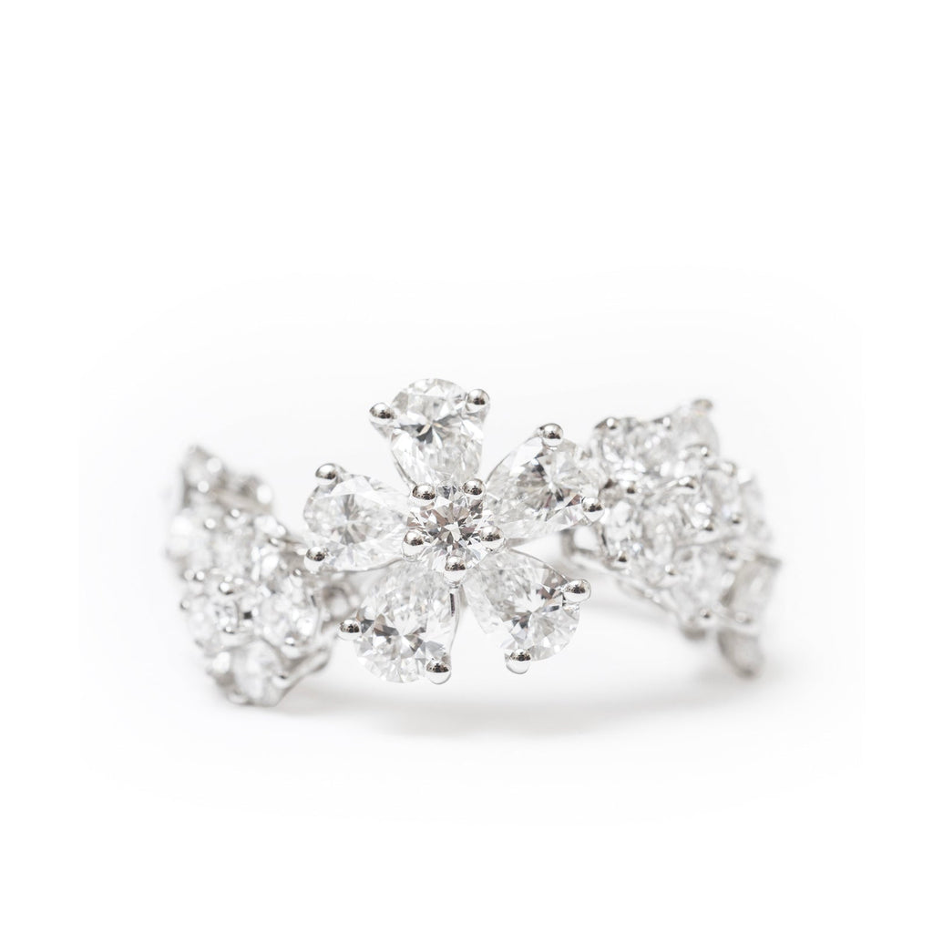 Van Cleef & Arpels Folie des Prés Ring 18K White Gold/Diamond