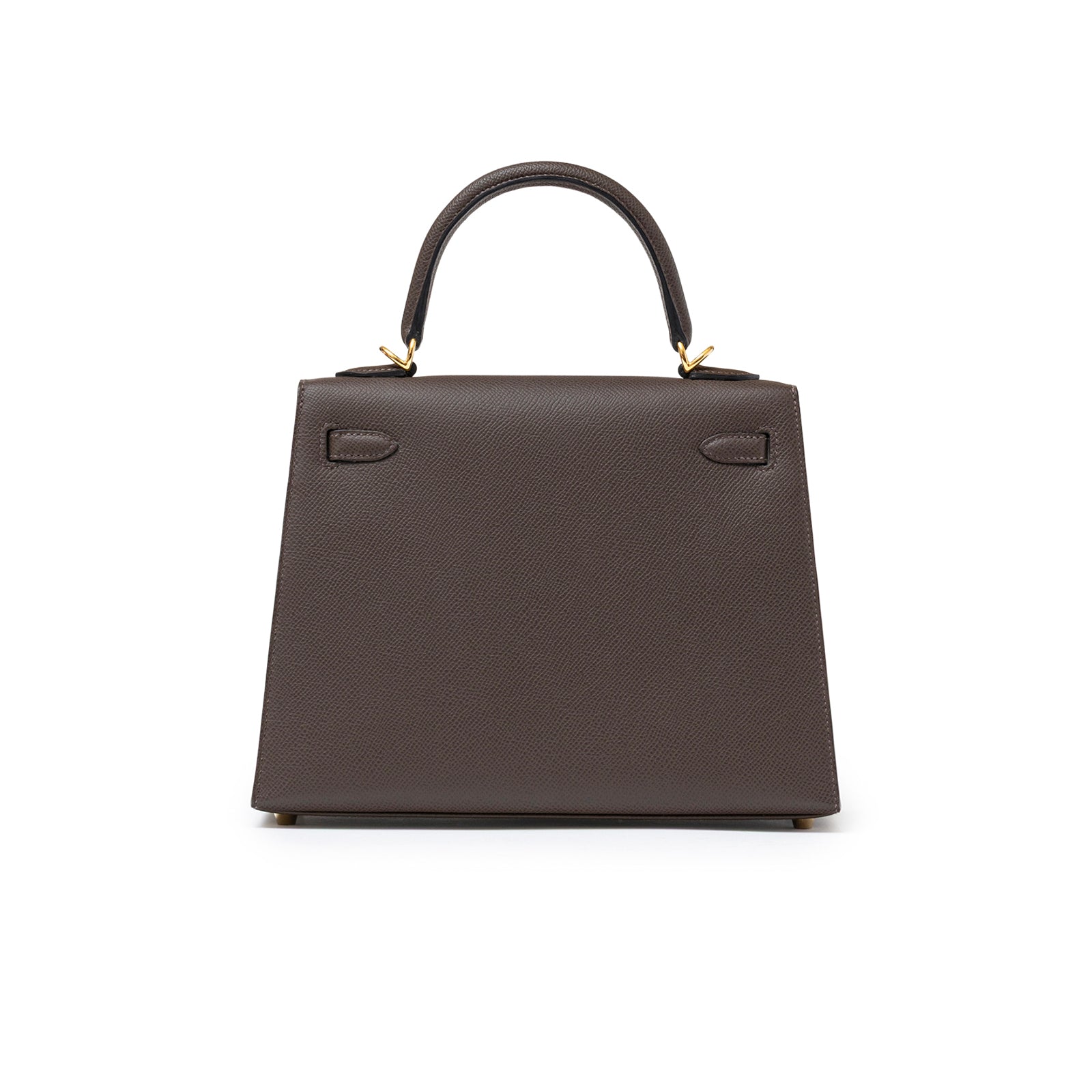 Hermès Kelly 25 Sellier Ecore Epsom Gold Hardware
