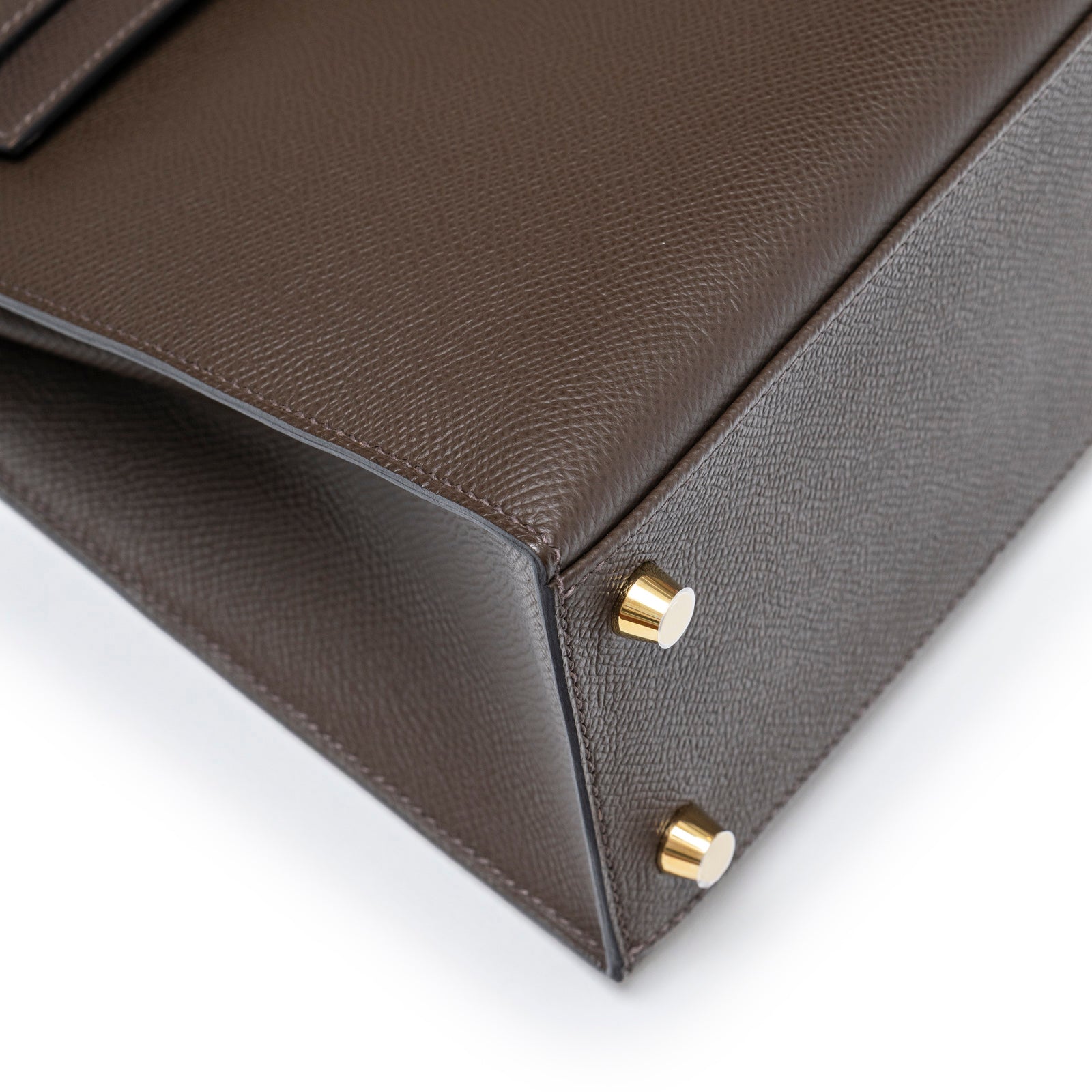 Hermès Kelly 25 Sellier Ecore Epsom Gold Hardware
