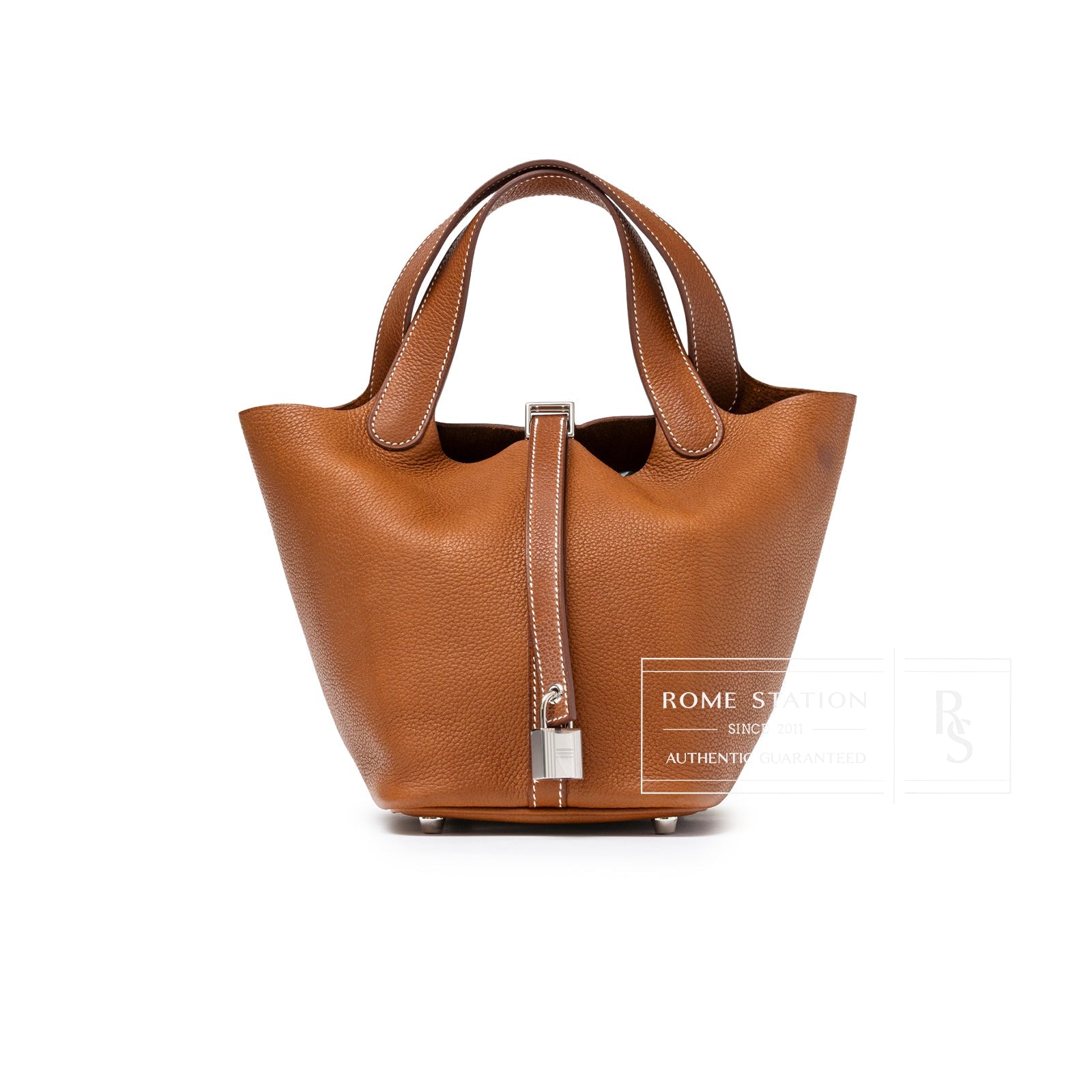Hermès Picotin 18 Fauve Barenia Faubourg Palladium Hardware