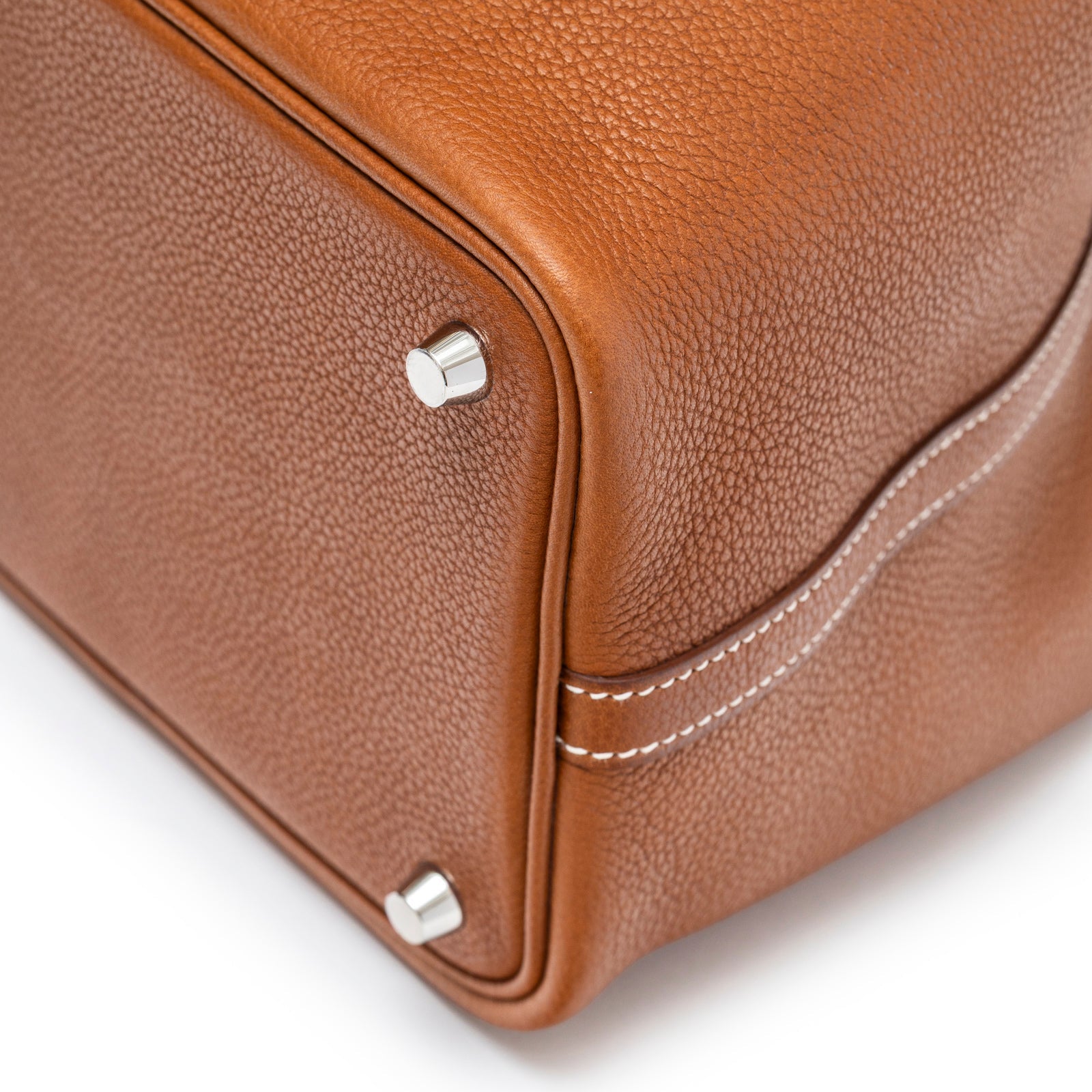 Hermès Picotin 18 Fauve Barenia Faubourg Palladium Hardware