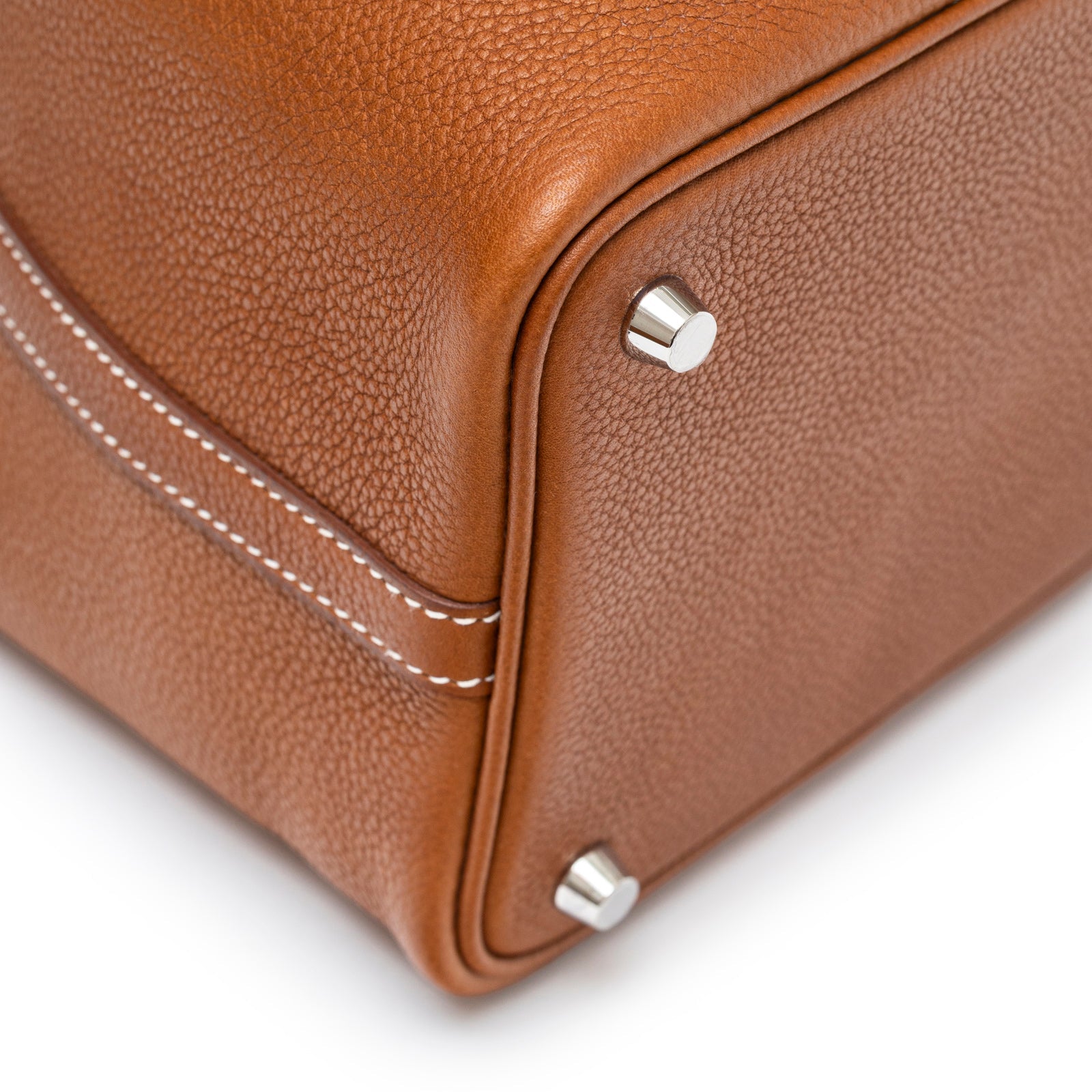 Hermès Picotin 18 Fauve Barenia Faubourg Palladium Hardware