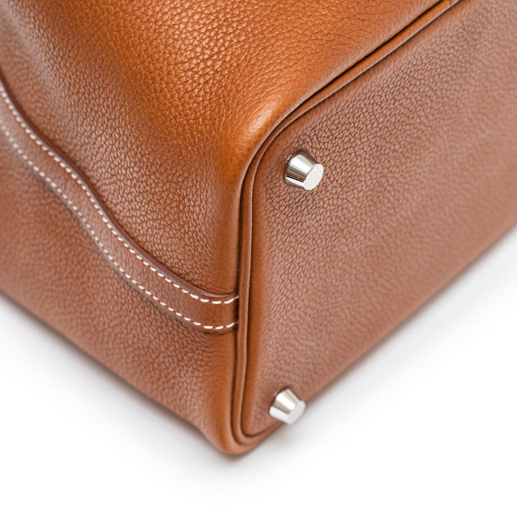 Hermès Picotin 18 Fauve Barenia Faubourg Palladium Hardware