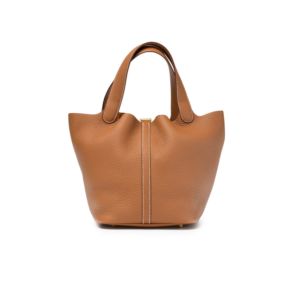 Hermès Picotin 22 Gold Clemence Gold Hardware