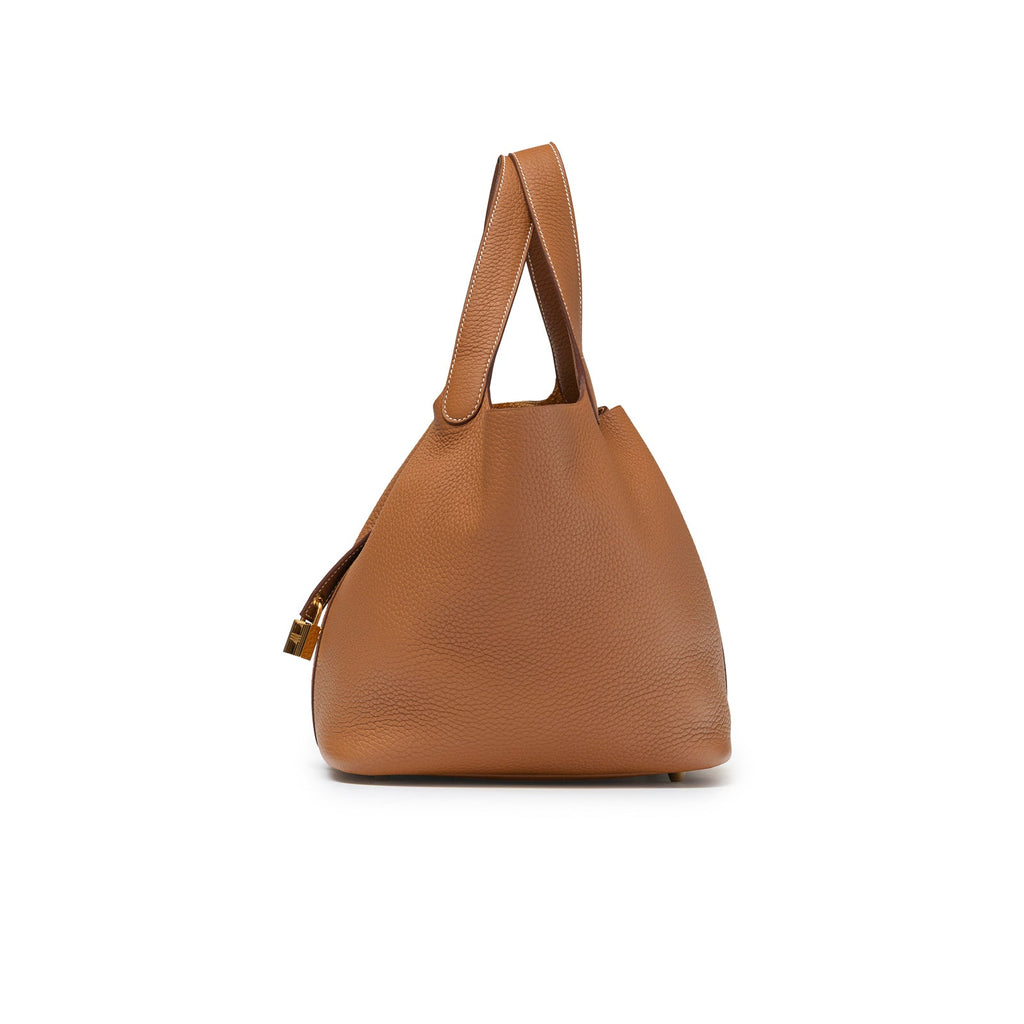 Hermès Picotin 22 Gold Clemence Gold Hardware