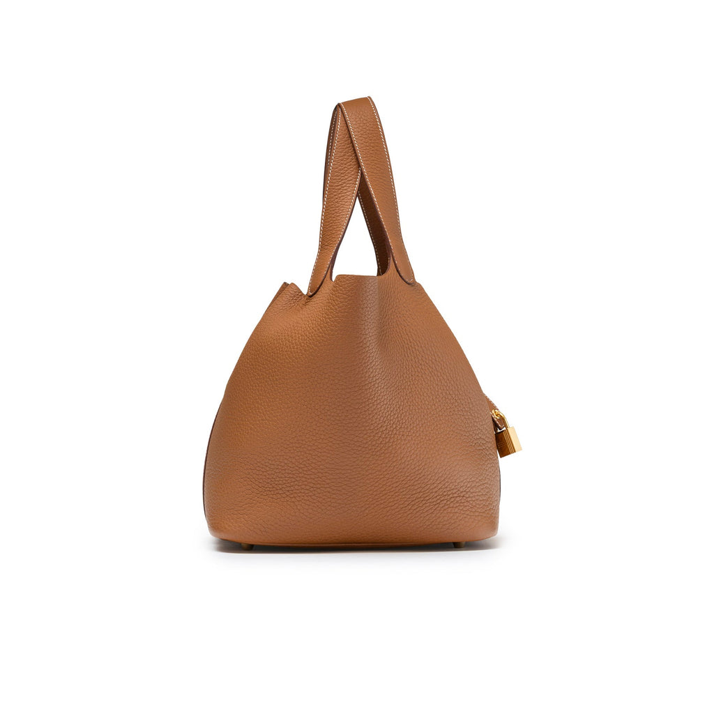 Hermès Picotin 22 Gold Clemence Gold Hardware