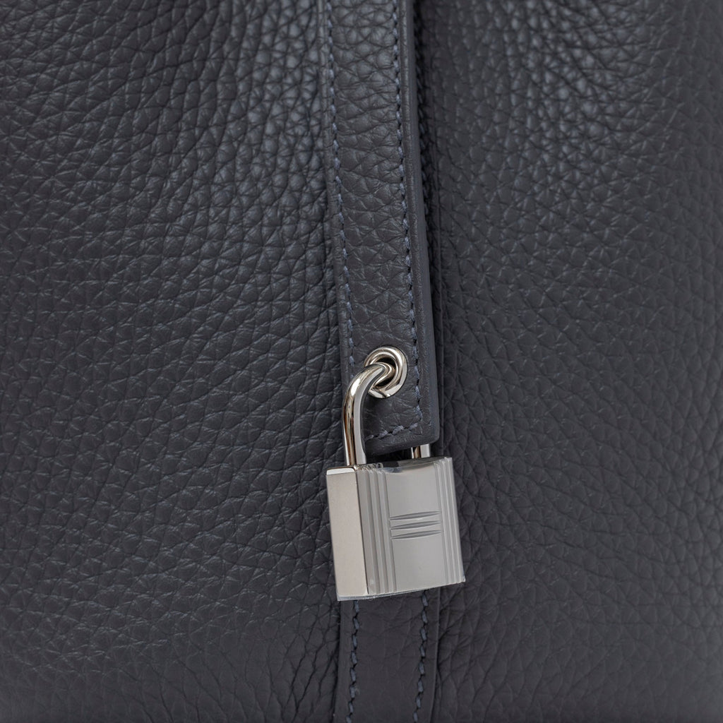 Hermès Picotin 18 Ardosie Clemence Palladium Hardware